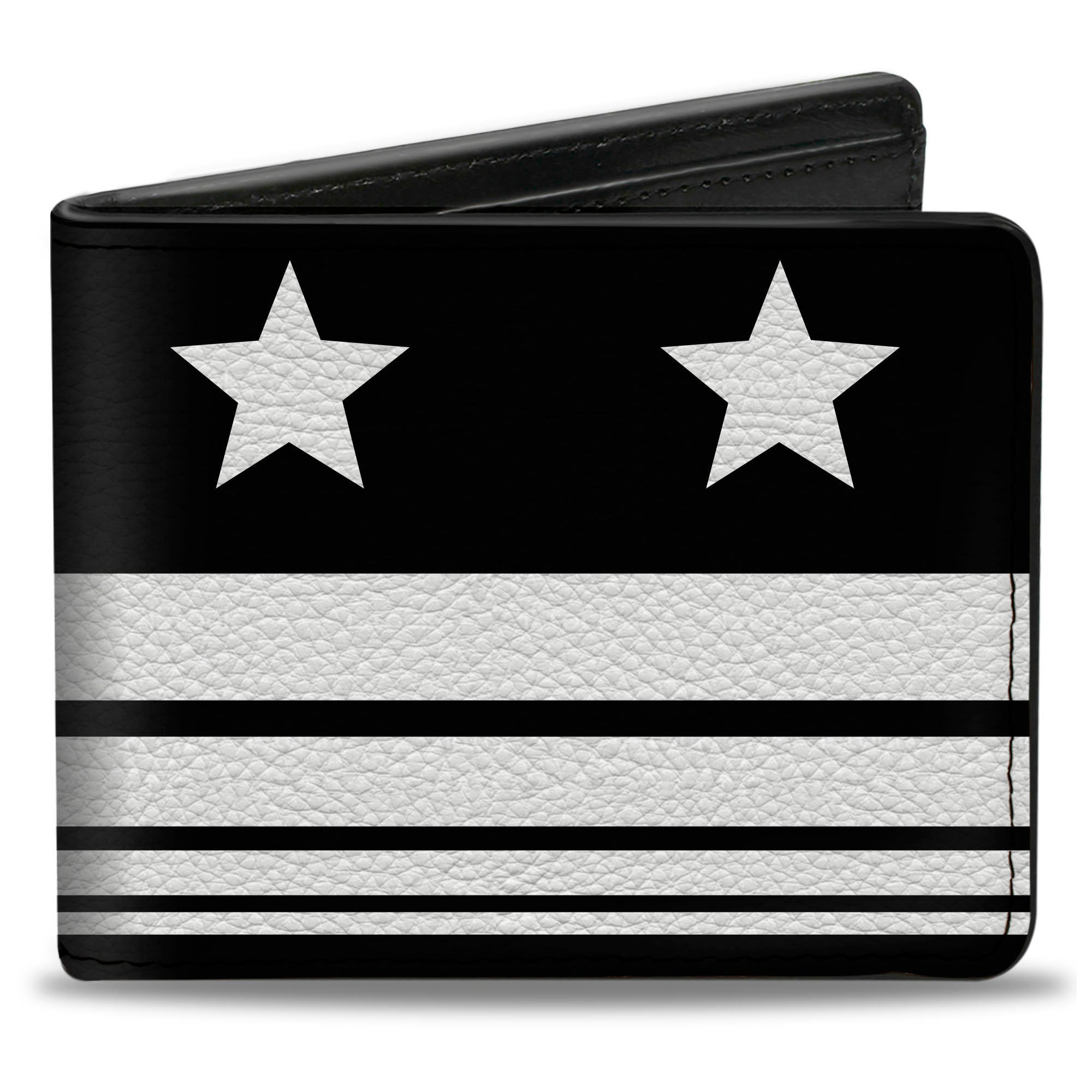 Bi-Fold Wallet - Americana Stars & Stripes4 Black White Bi-Fold Wallets Buckle-Down