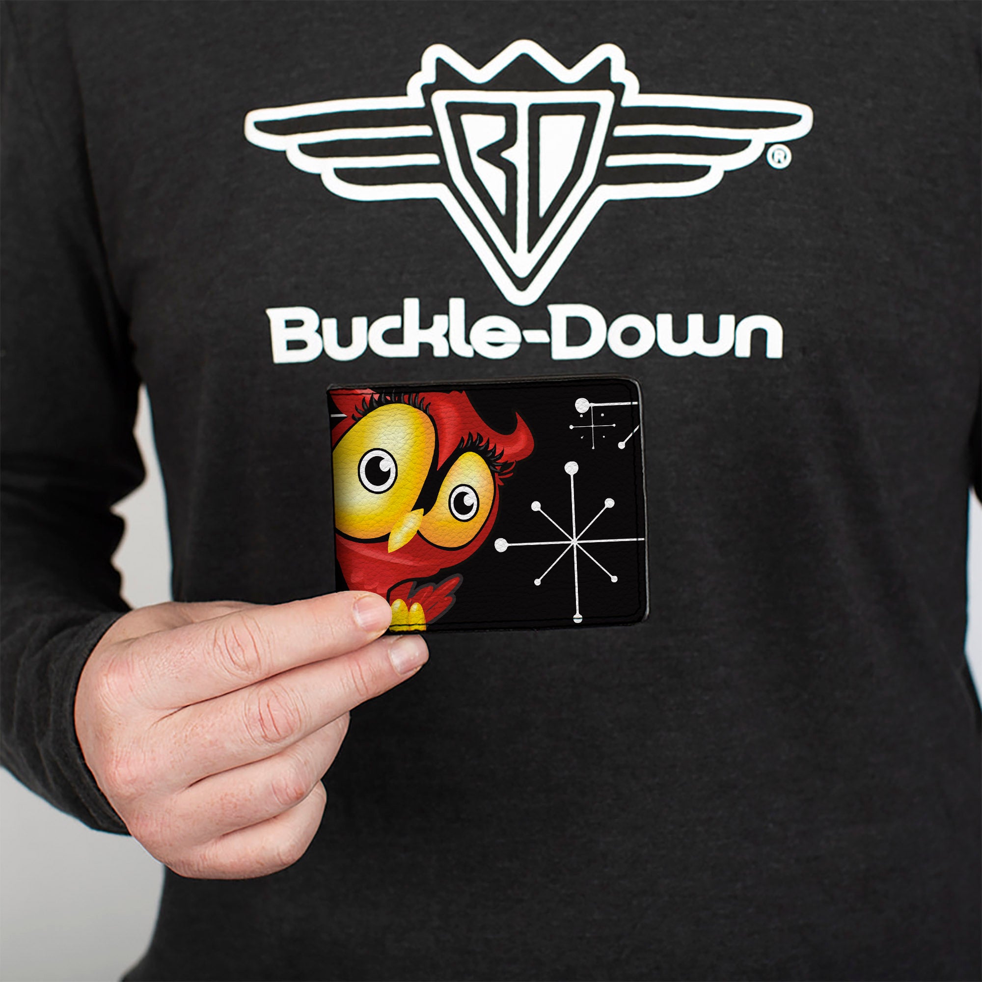 Bi-Fold Wallet - Big Eye Owl Bi-Fold Wallets Buckle-Down