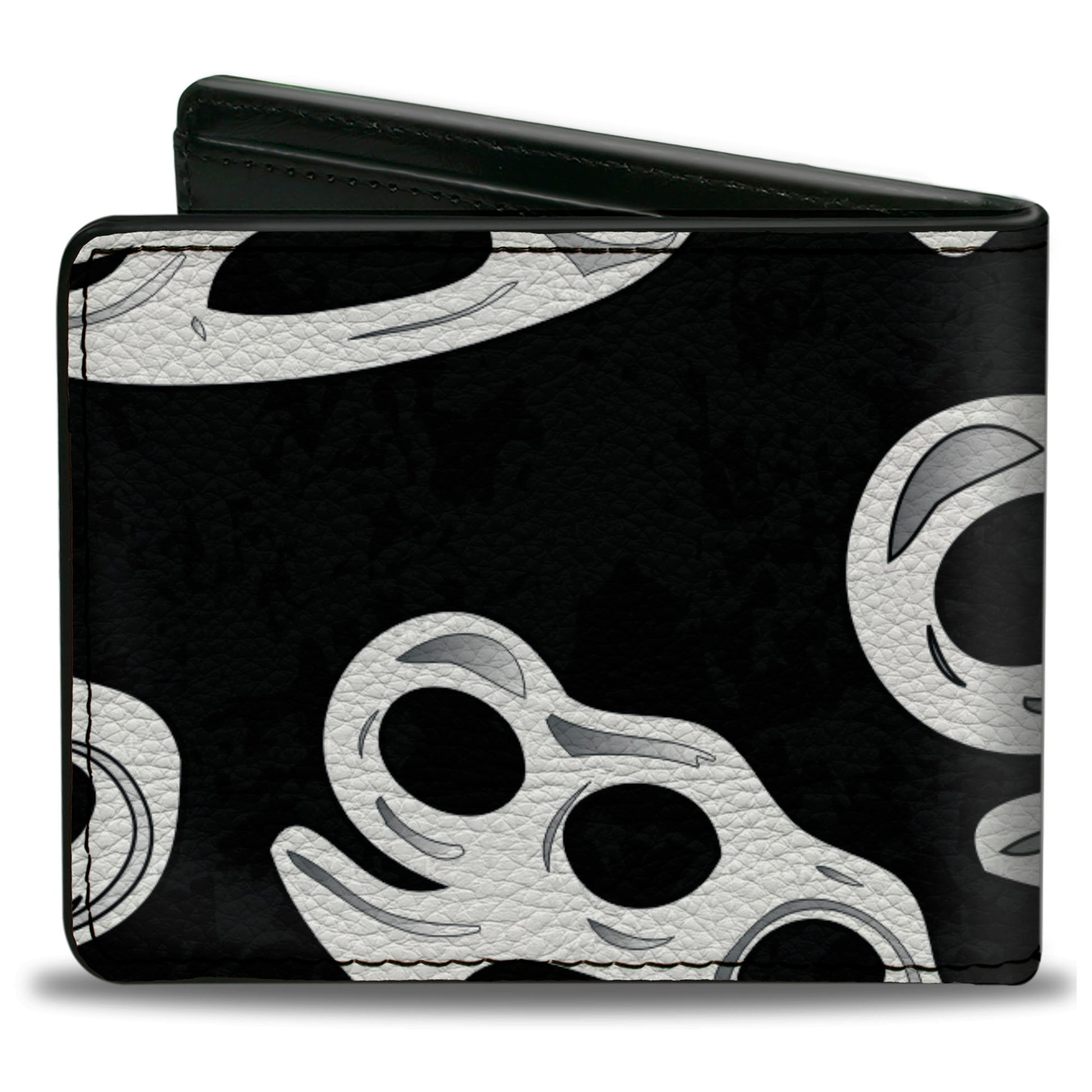 Bi-Fold Wallet - Brass Knuckles Black White Bi-Fold Wallets Buckle-Down