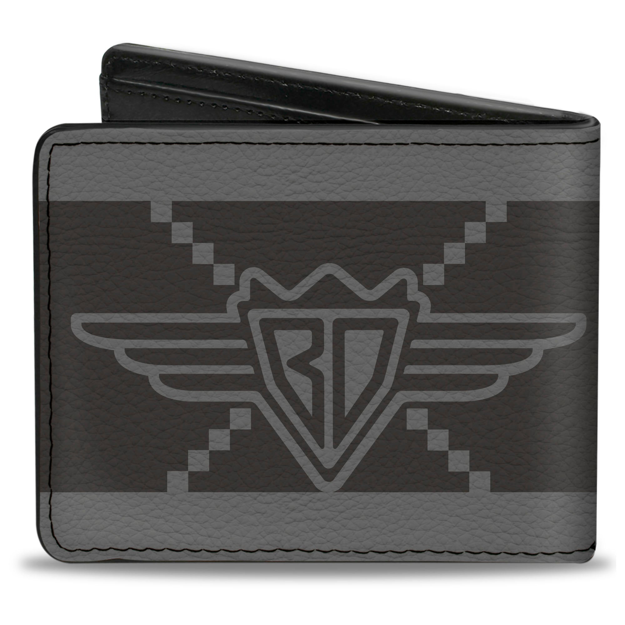 Bi-Fold Wallet - Buckle-Down BD Monogram2 Grays Bi-Fold Wallets Buckle-Down