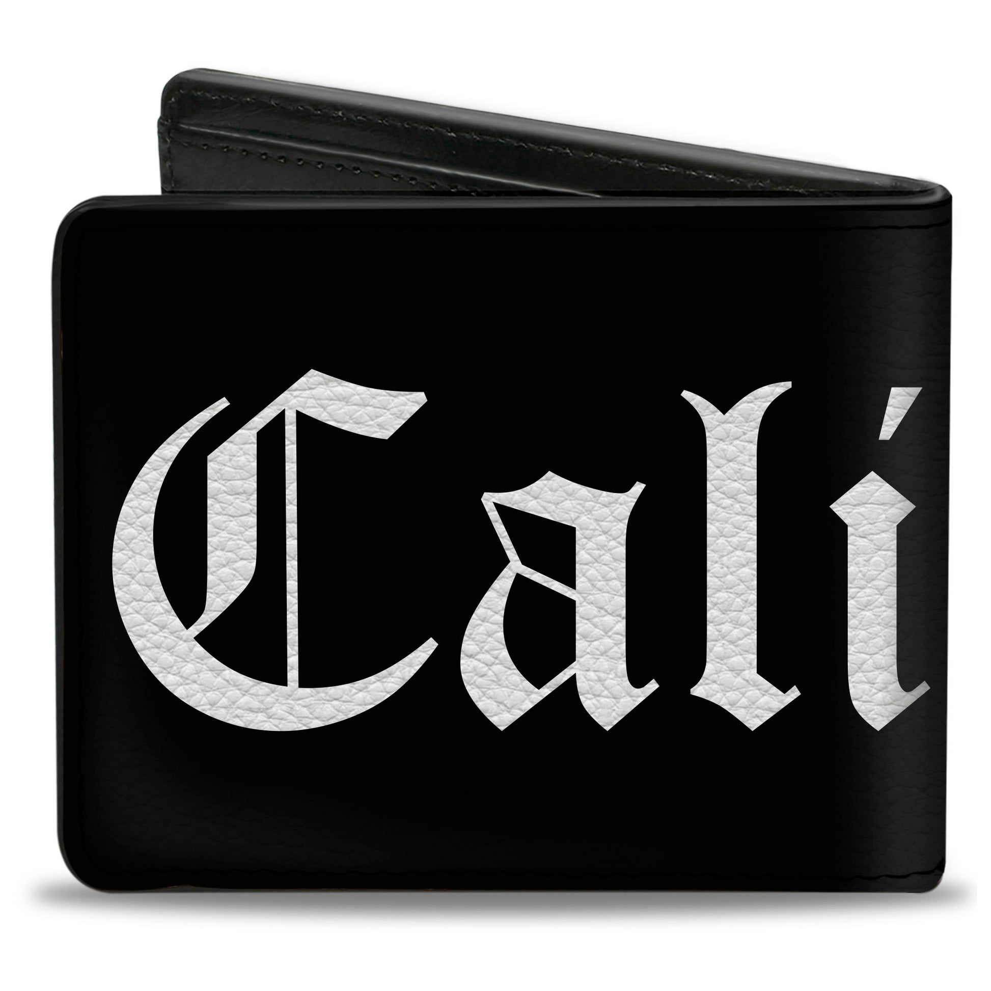 Bi-Fold Wallet - CALI Old English Black White Bi-Fold Wallets Buckle-Down