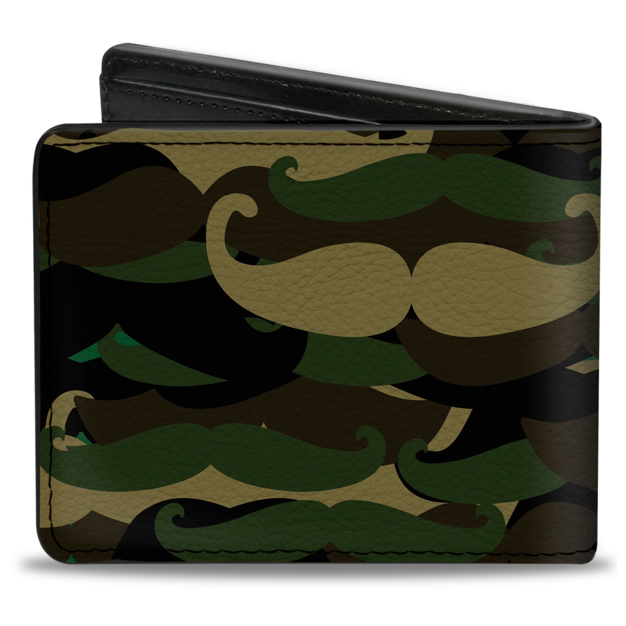 Bi-Fold Wallet - Camo'stache Bi-Fold Wallets Buckle-Down