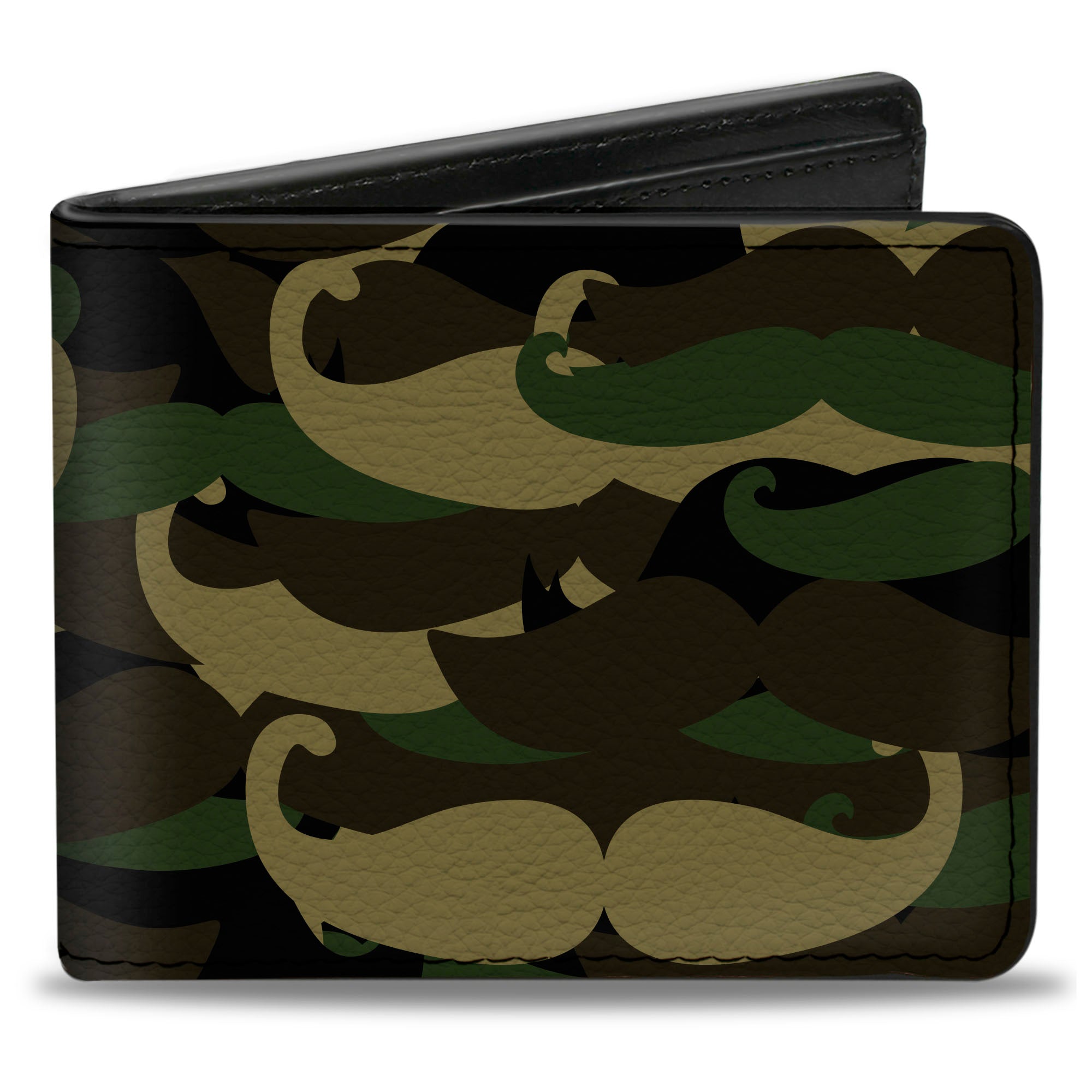 Bi-Fold Wallet - Camo'stache Bi-Fold Wallets Buckle-Down