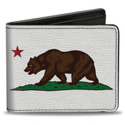 Bi-Fold Wallet - Cali Bear White Bi-Fold Wallets Buckle-Down