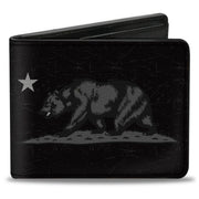 Bi-Fold Wallet - Cali Bear Black Grays Bi-Fold Wallets Buckle-Down