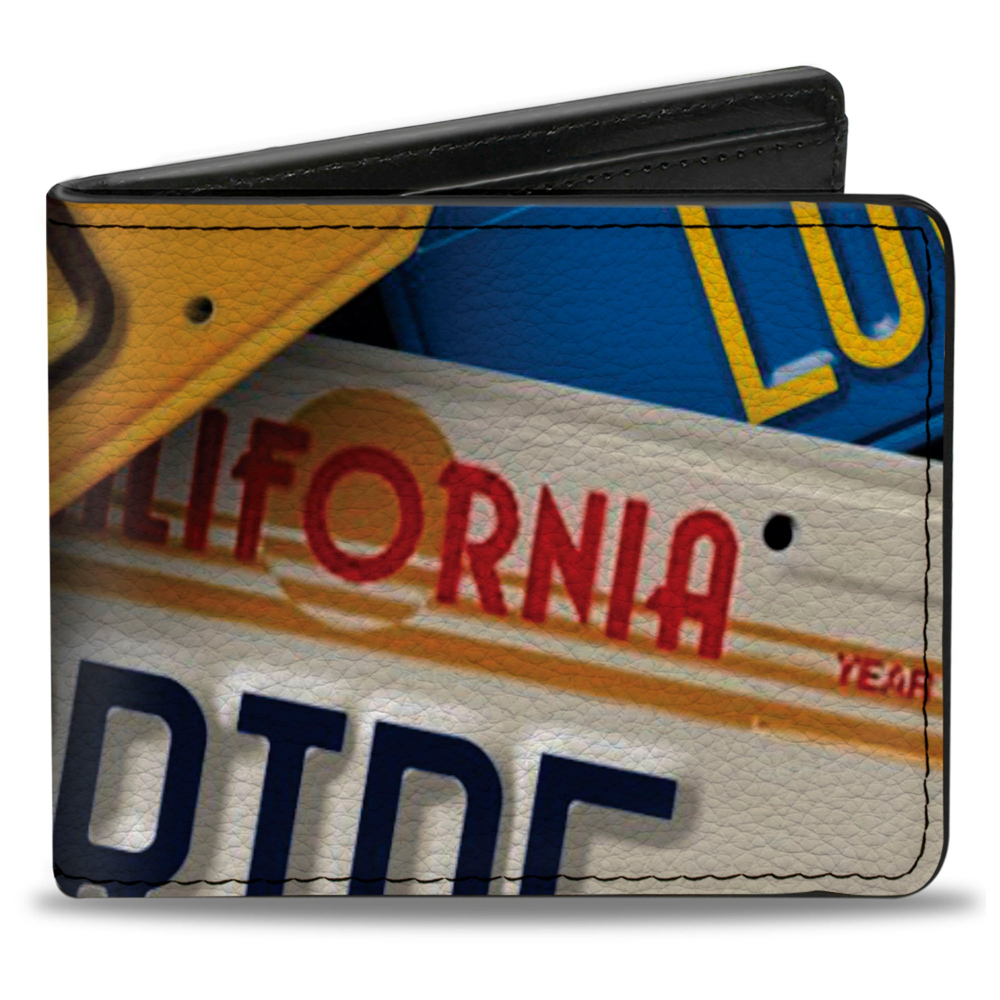 Bi-Fold Wallet - Cali License Plates Stacked Bi-Fold Wallets Buckle-Down