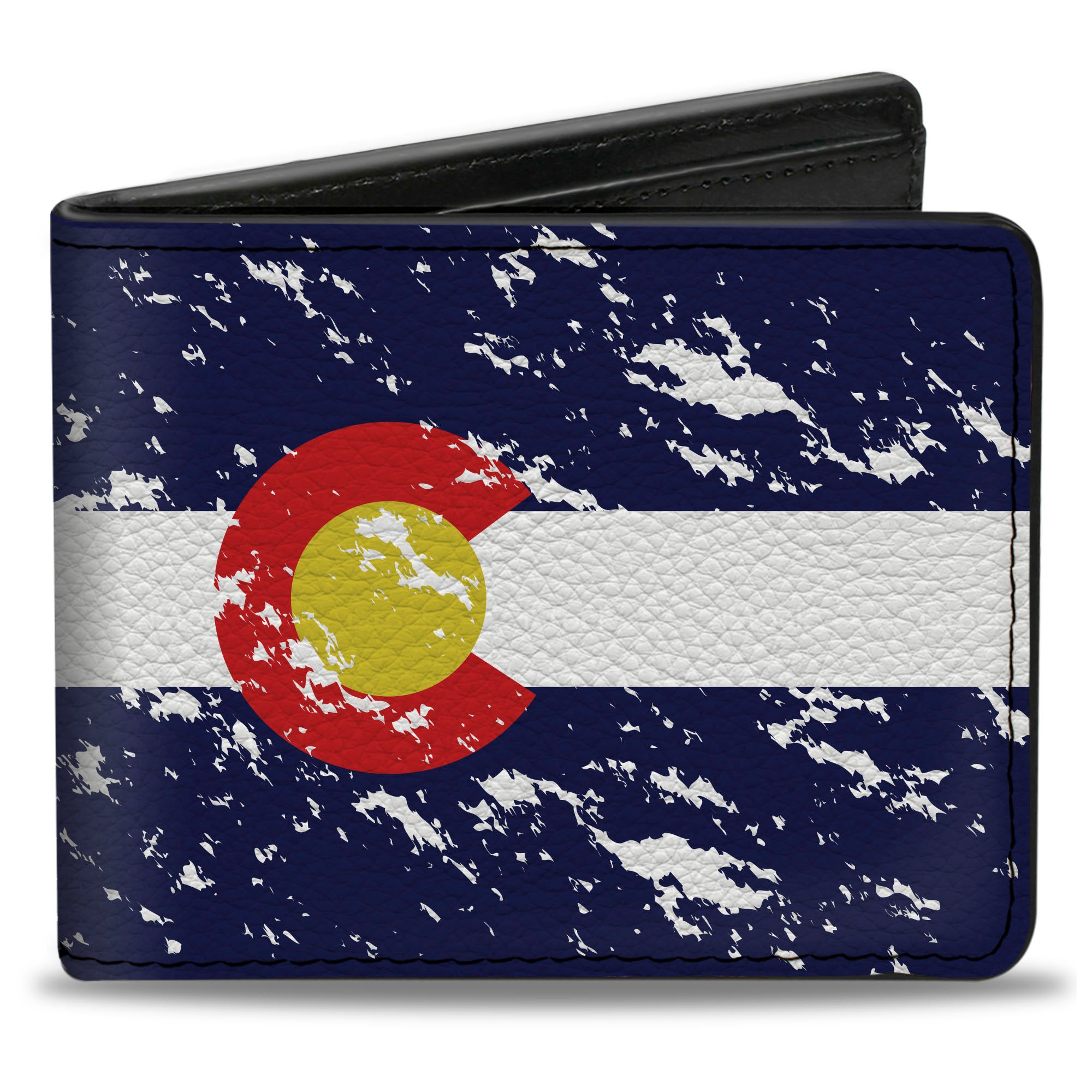 Bi-Fold Wallet - Colorado Flags4 Weathered Bi-Fold Wallets Buckle-Down