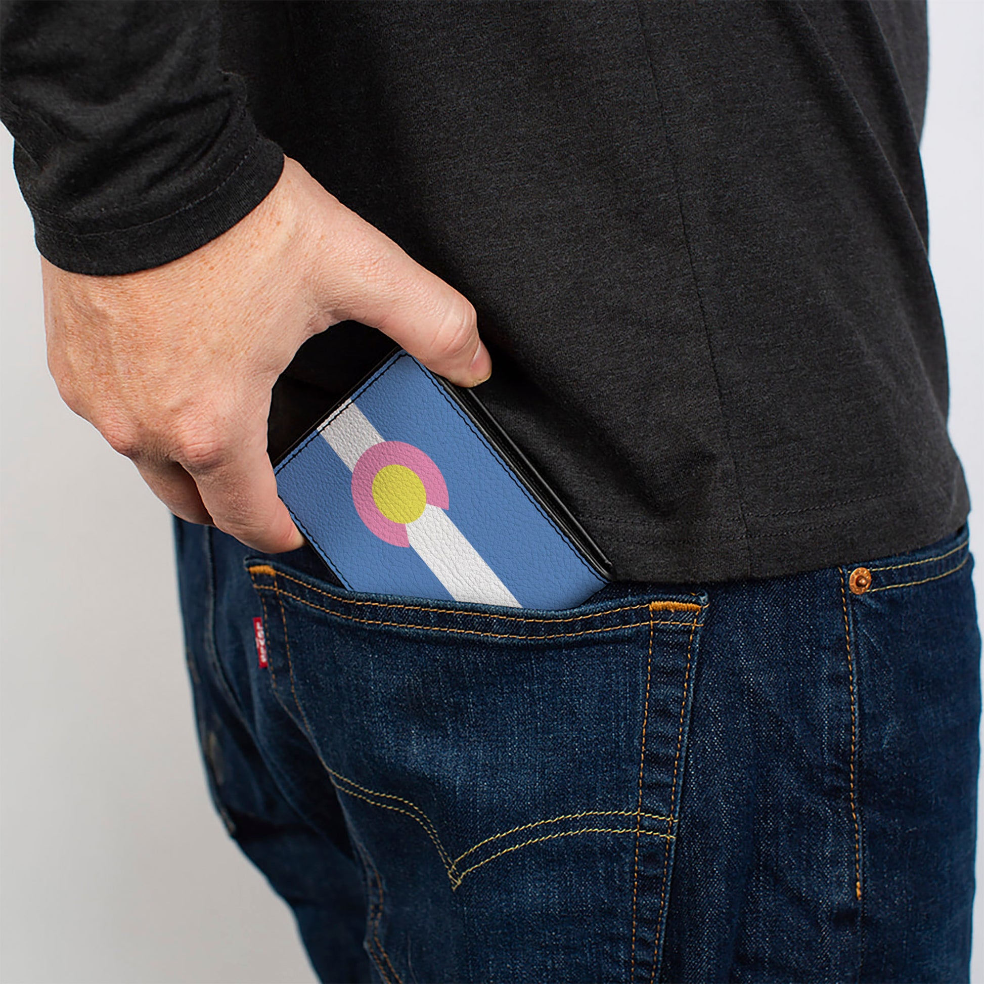 Bi-Fold Wallet - Colorado Flags Pastel Bi-Fold Wallets Buckle-Down