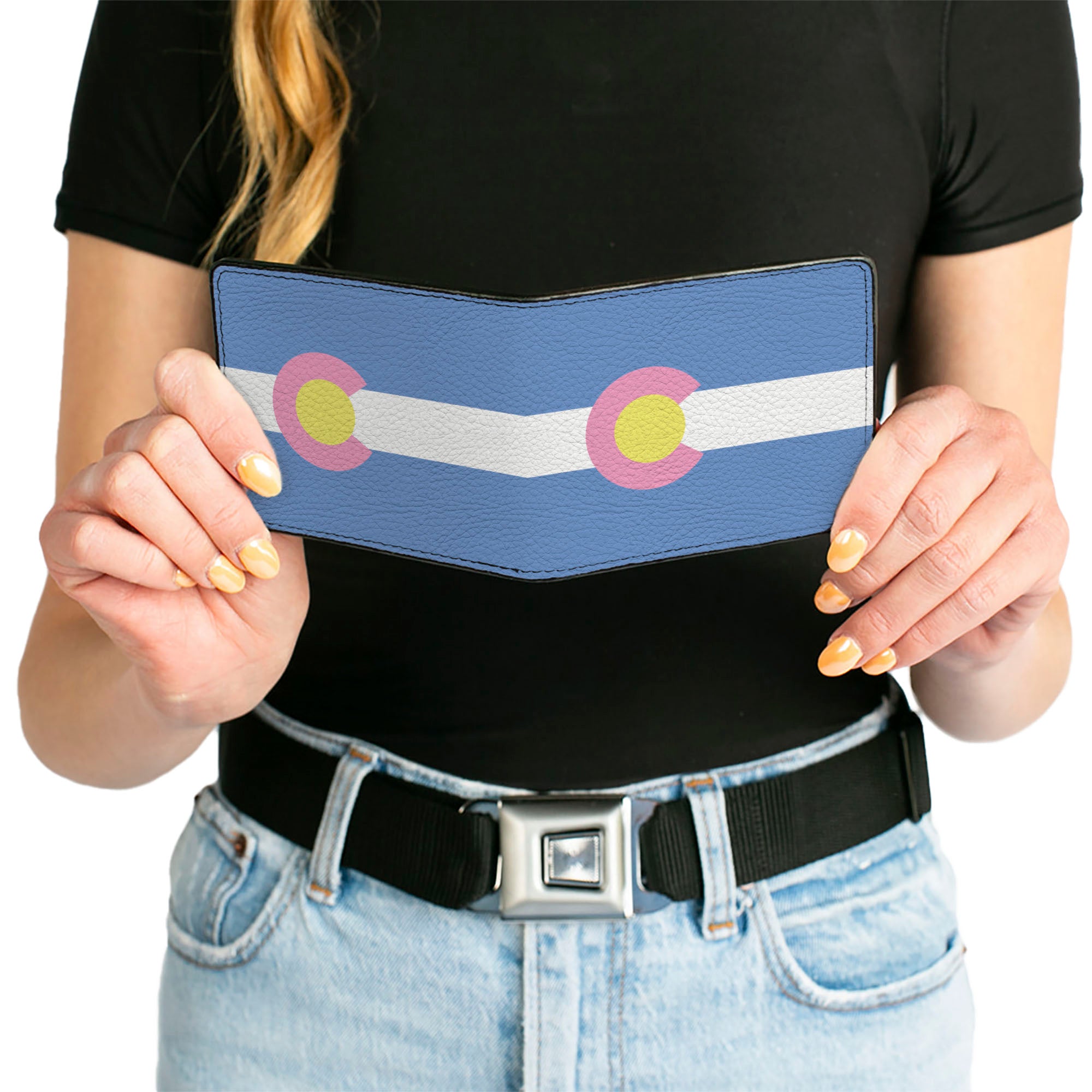 Bi-Fold Wallet - Colorado Flags Pastel Bi-Fold Wallets Buckle-Down