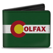 Bi-Fold Wallet - COLFAX Green Stripe Bi-Fold Wallets Buckle-Down