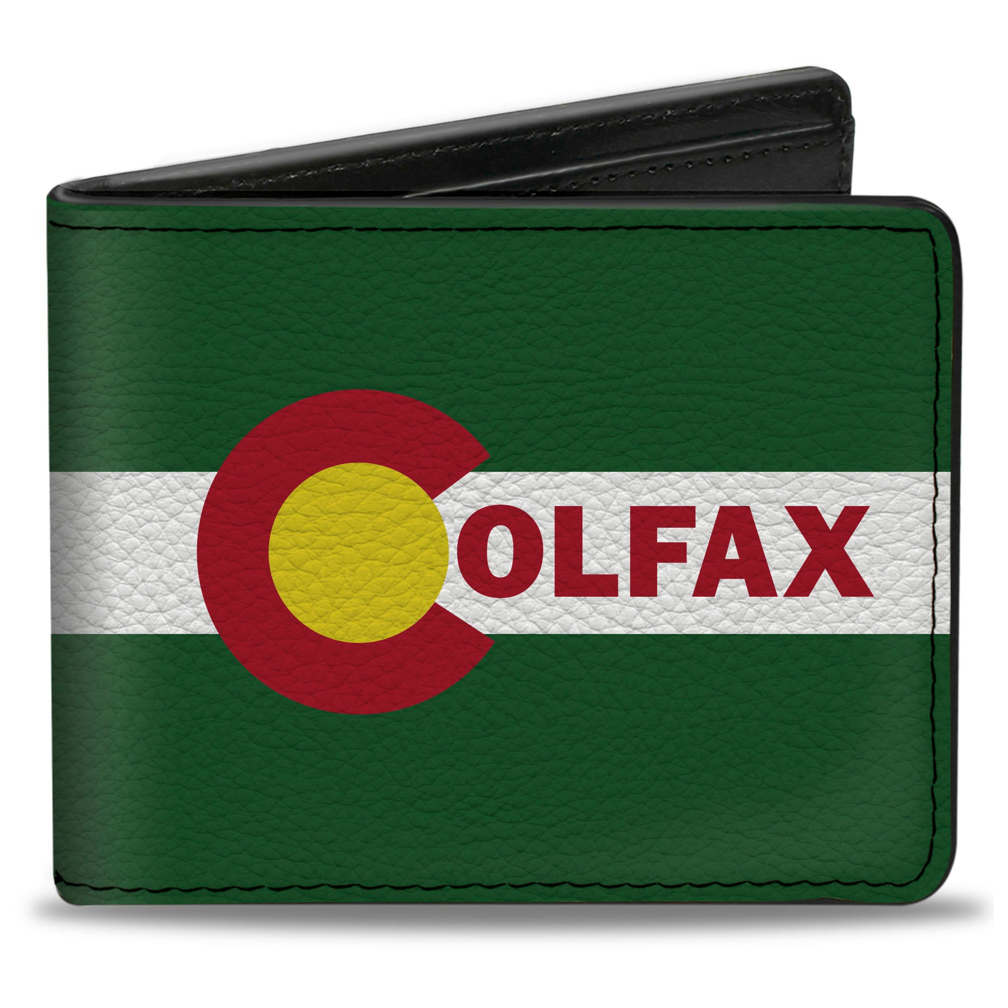 Bi-Fold Wallet - COLFAX Green Stripe Bi-Fold Wallets Buckle-Down