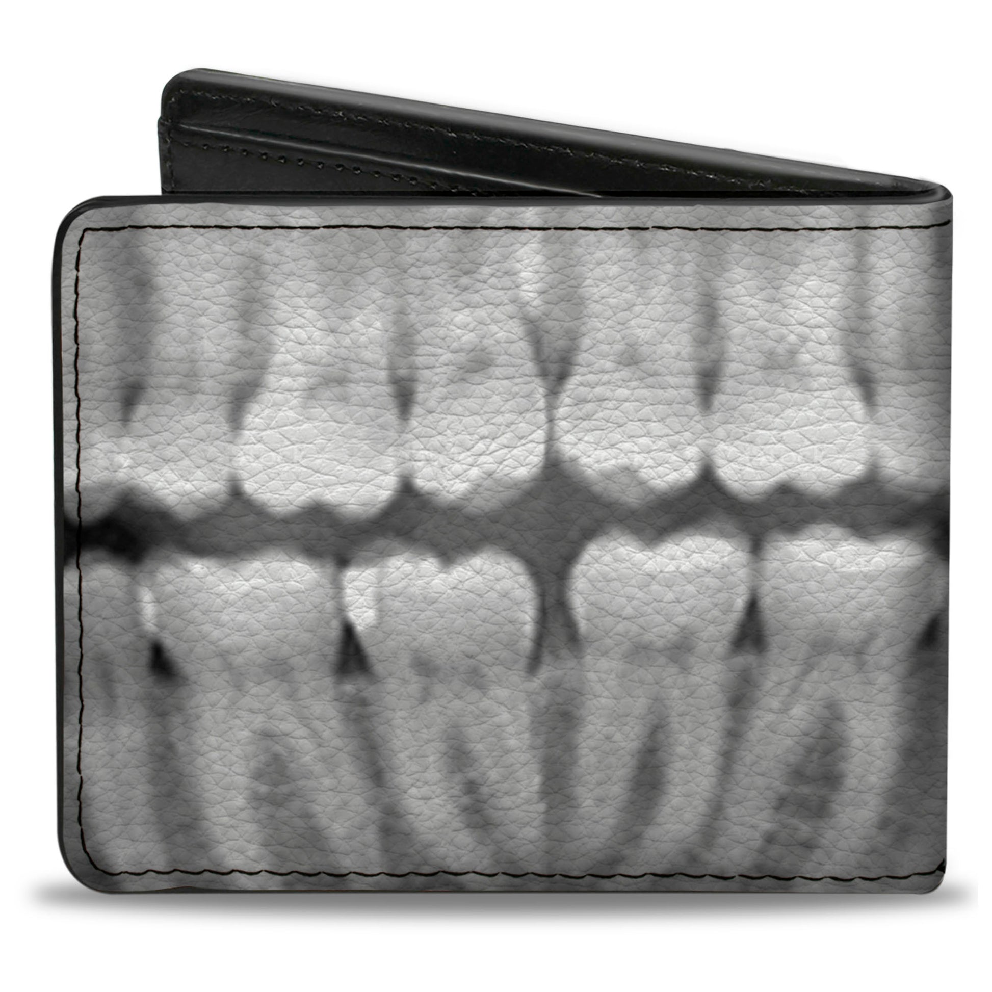 Bi-Fold Wallet - Dental X-Rays Black White Bi-Fold Wallets Buckle-Down