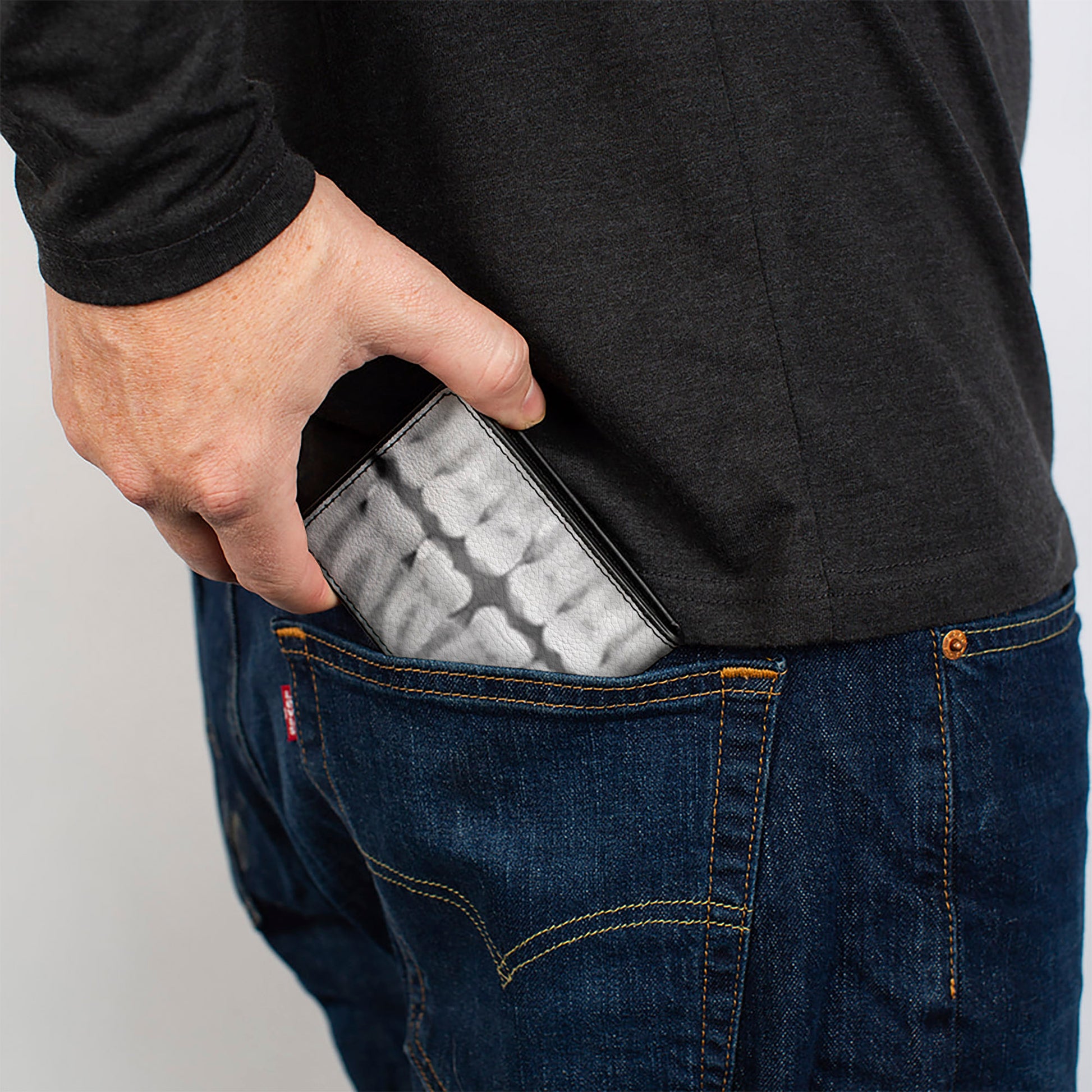 Bi-Fold Wallet - Dental X-Rays Black White Bi-Fold Wallets Buckle-Down