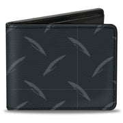 Bi-Fold Wallet - Diamond Plate Grays Bi-Fold Wallets Buckle-Down