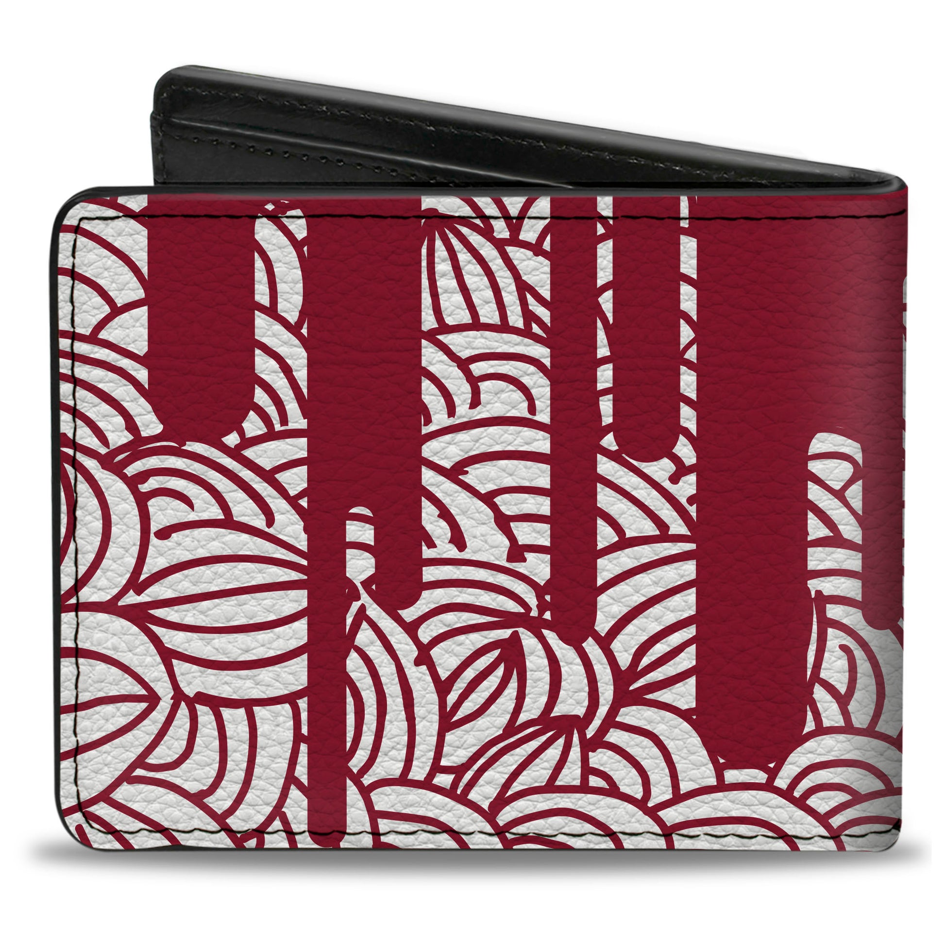 Bi-Fold Wallet - Doodle1 Paint Drips White Red Bi-Fold Wallets Buckle-Down
