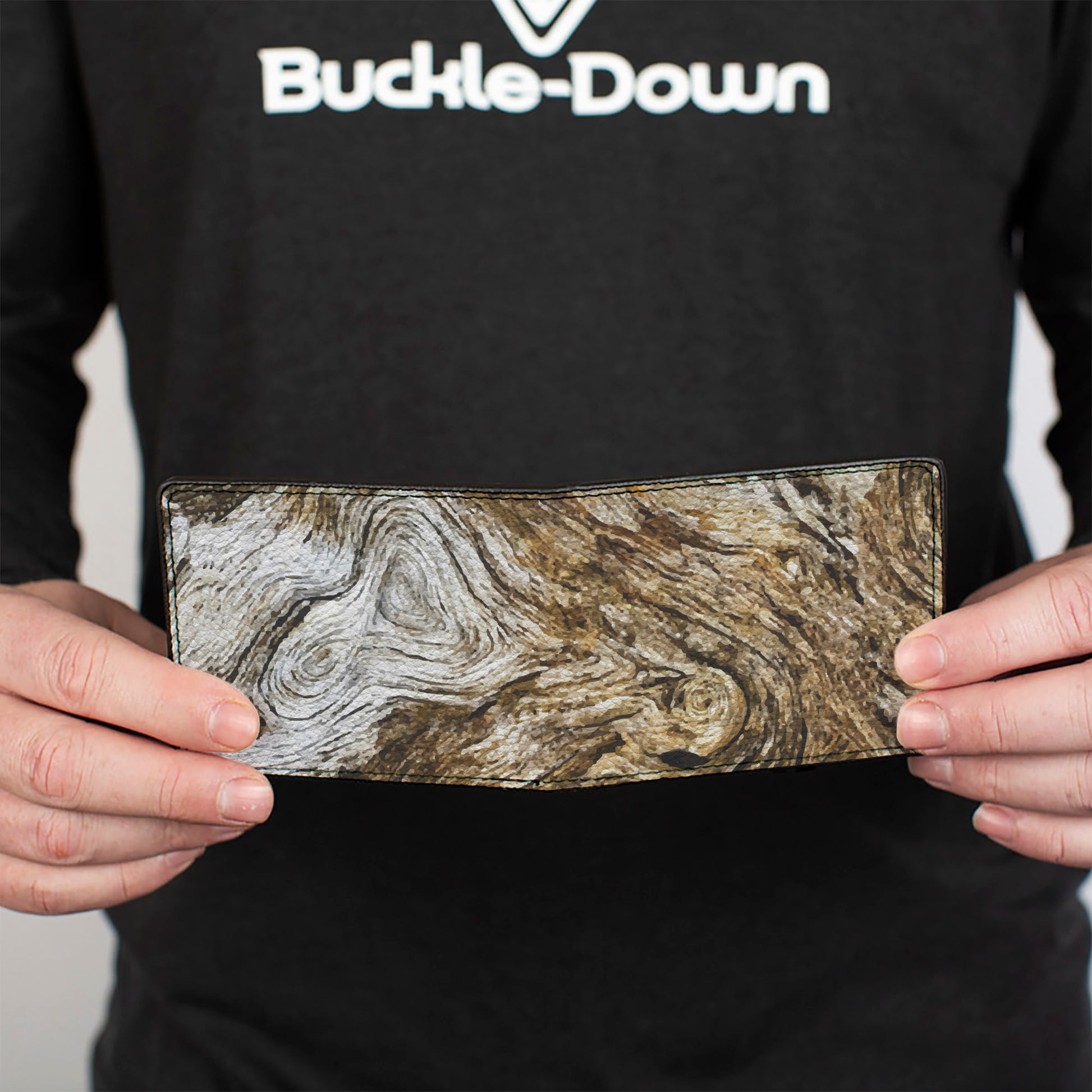 Bi-Fold Wallet - Driftwood Grain Bi-Fold Wallets Buckle-Down