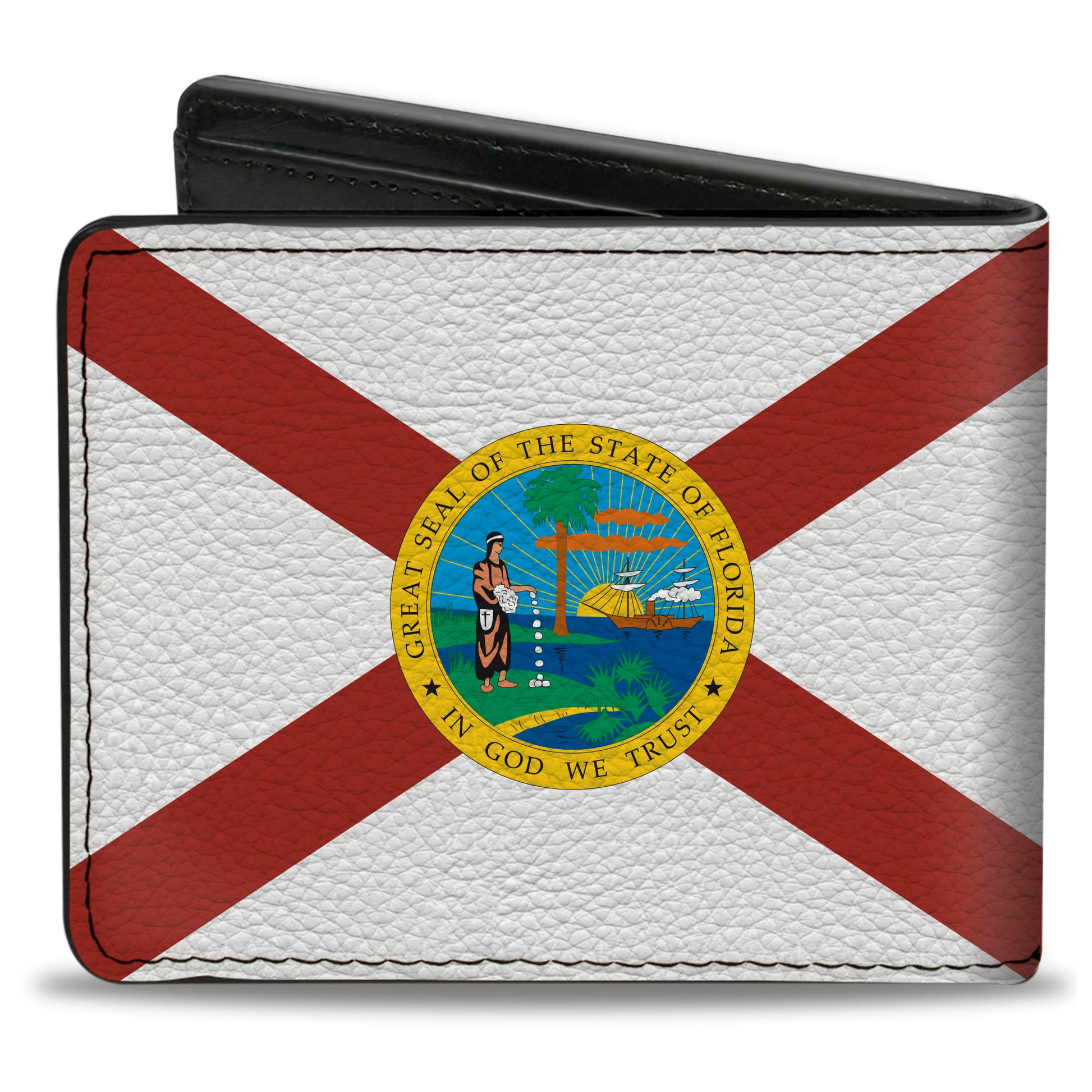 Bi-Fold Wallet - Florida Flag Continuous Bi-Fold Wallets Buckle-Down