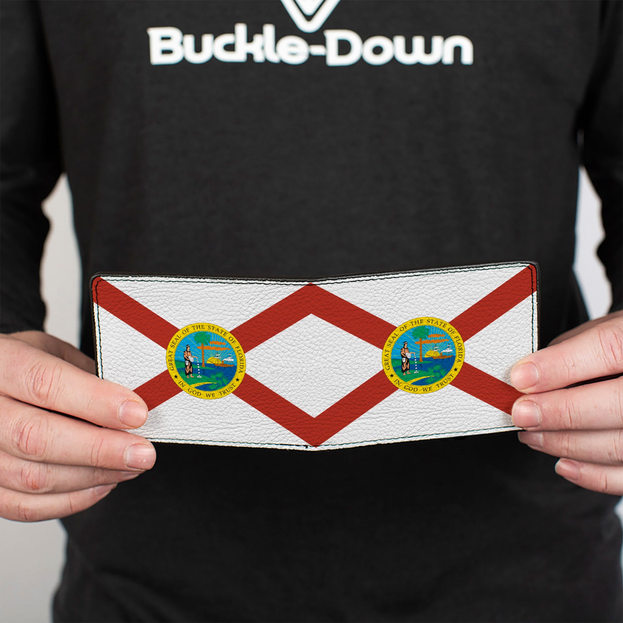 Bi-Fold Wallet - Florida Flag Continuous Bi-Fold Wallets Buckle-Down