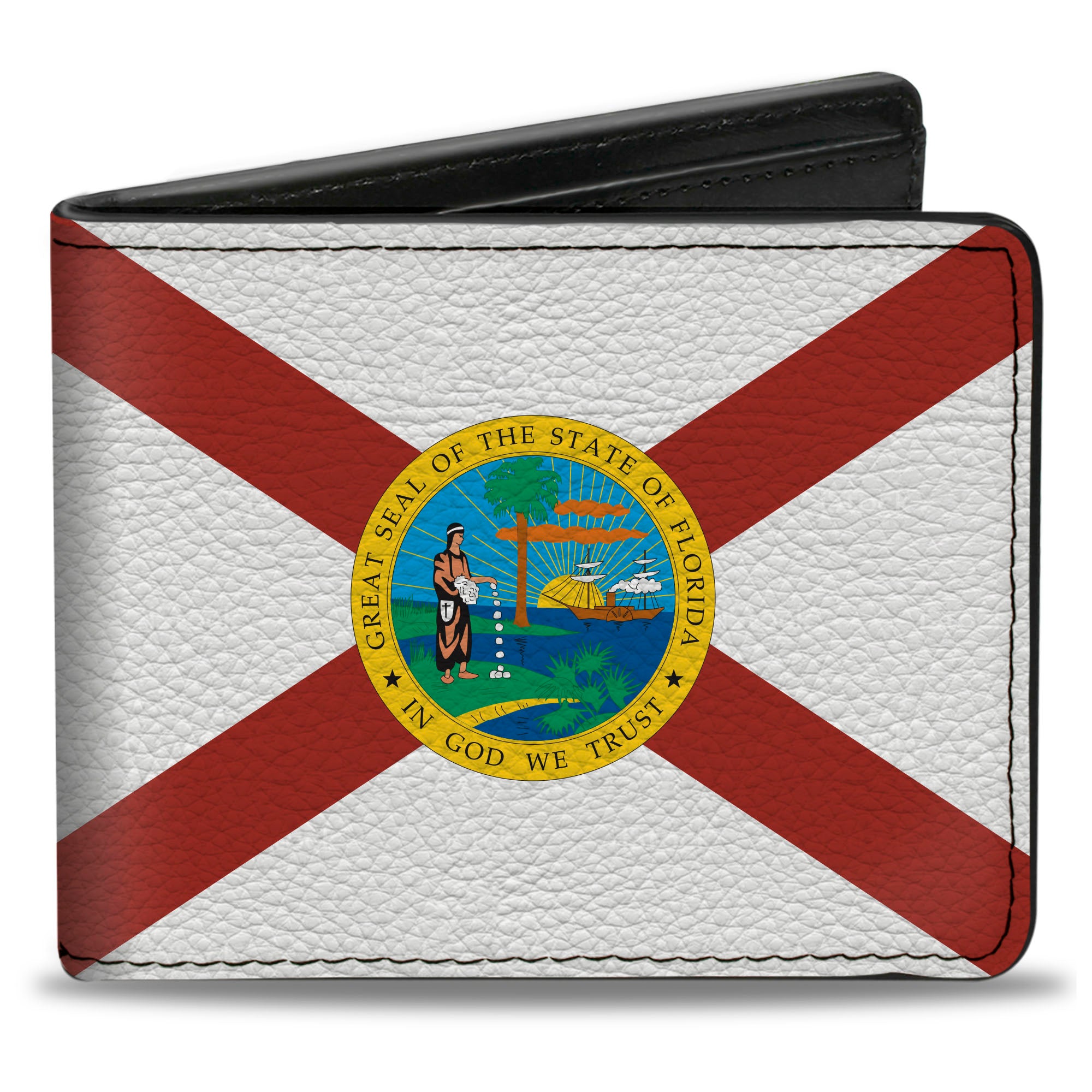 Bi-Fold Wallet - Florida Flag Continuous Bi-Fold Wallets Buckle-Down