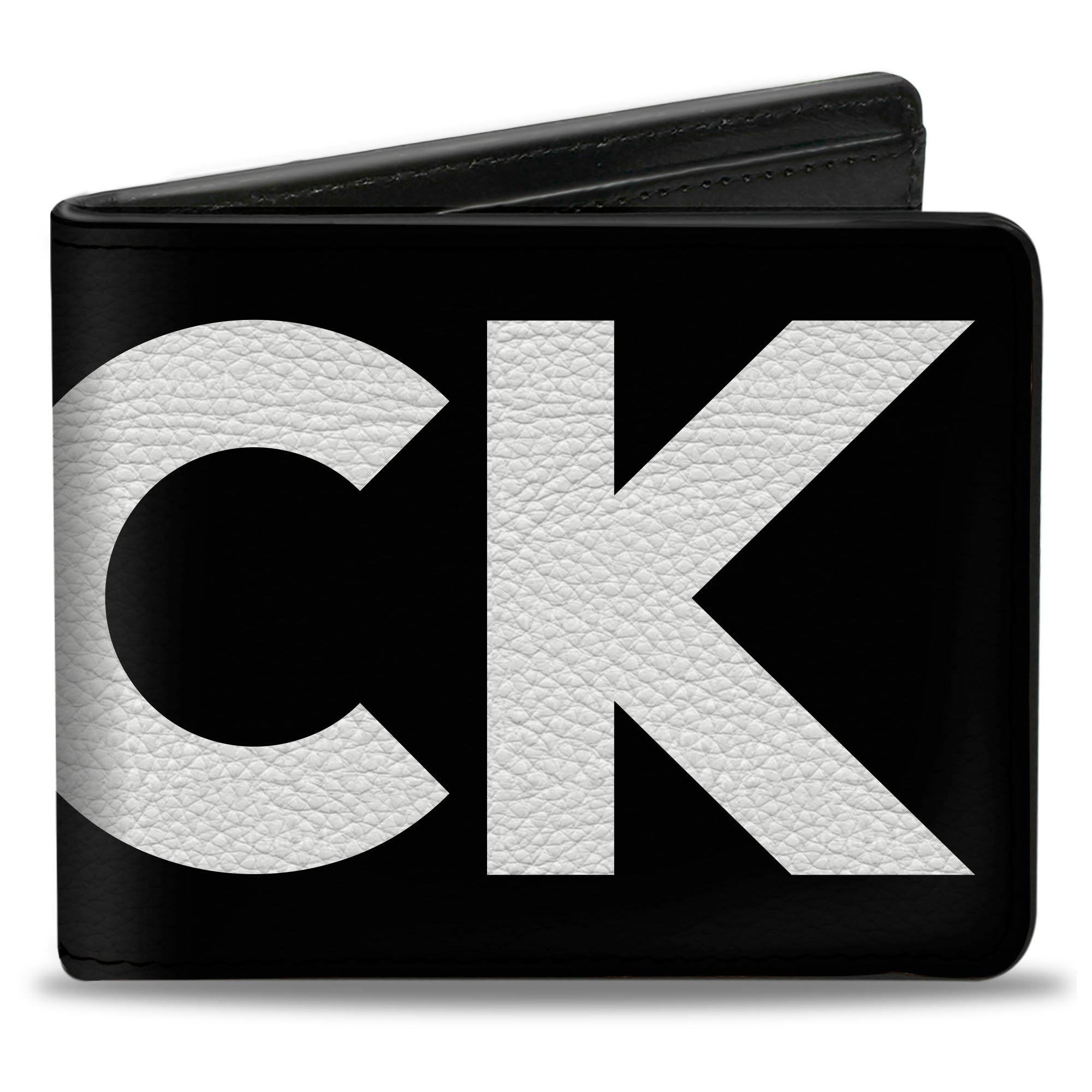 Bi-Fold Wallet - FUCK Black White Bi-Fold Wallets Buckle-Down