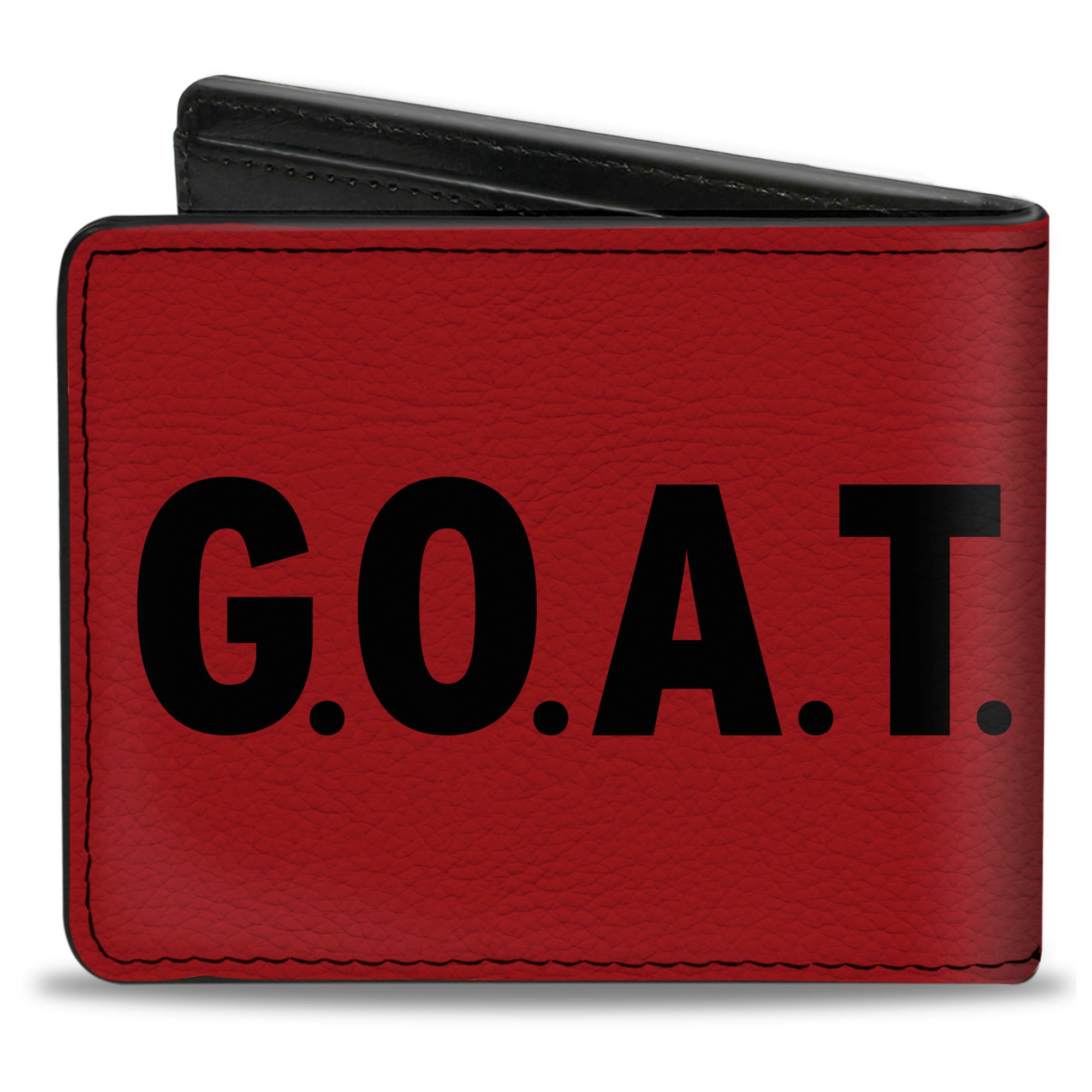 Bi-Fold Wallet - GOAT Red Black Bi-Fold Wallets Buckle-Down