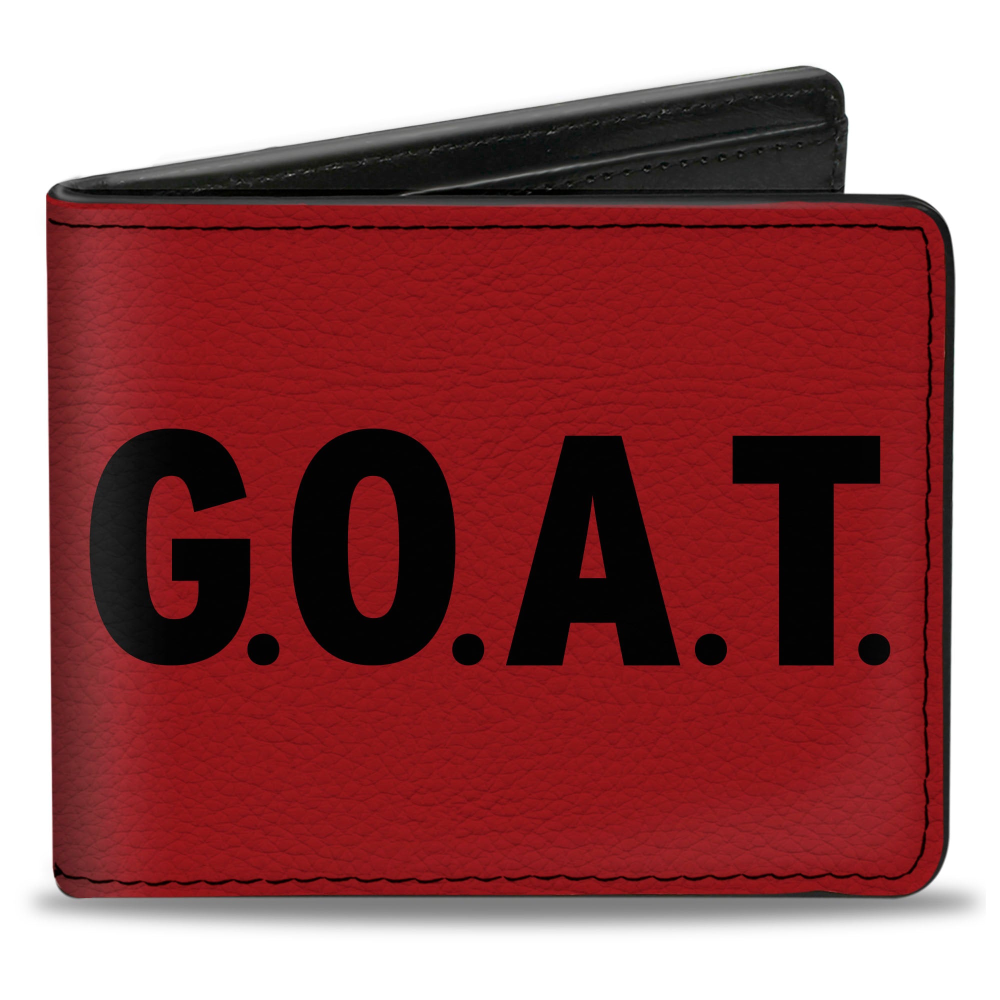 Bi-Fold Wallet - GOAT Red Black Bi-Fold Wallets Buckle-Down