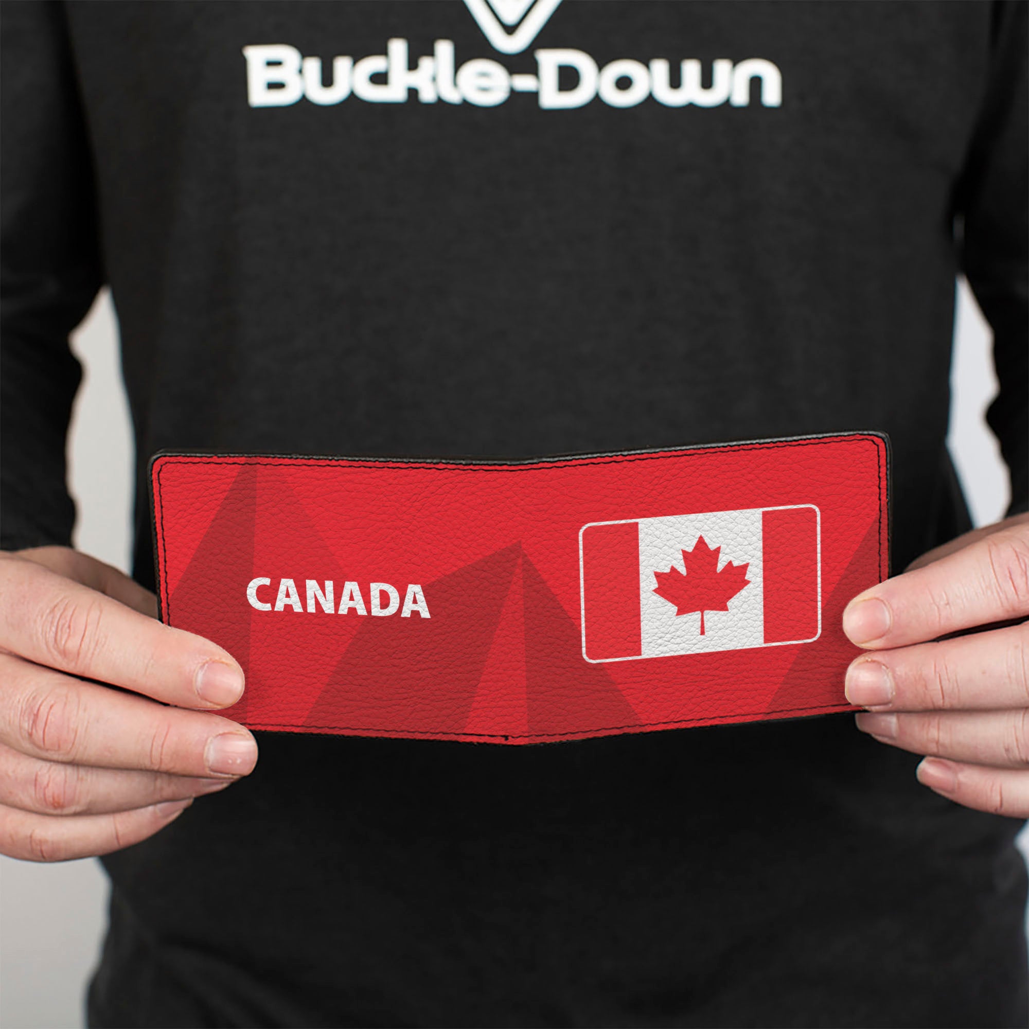 Bi-Fold Wallet - Global Soccer Cup Series Canada Spirit Flag Bi-Fold Wallets Buckle-Down