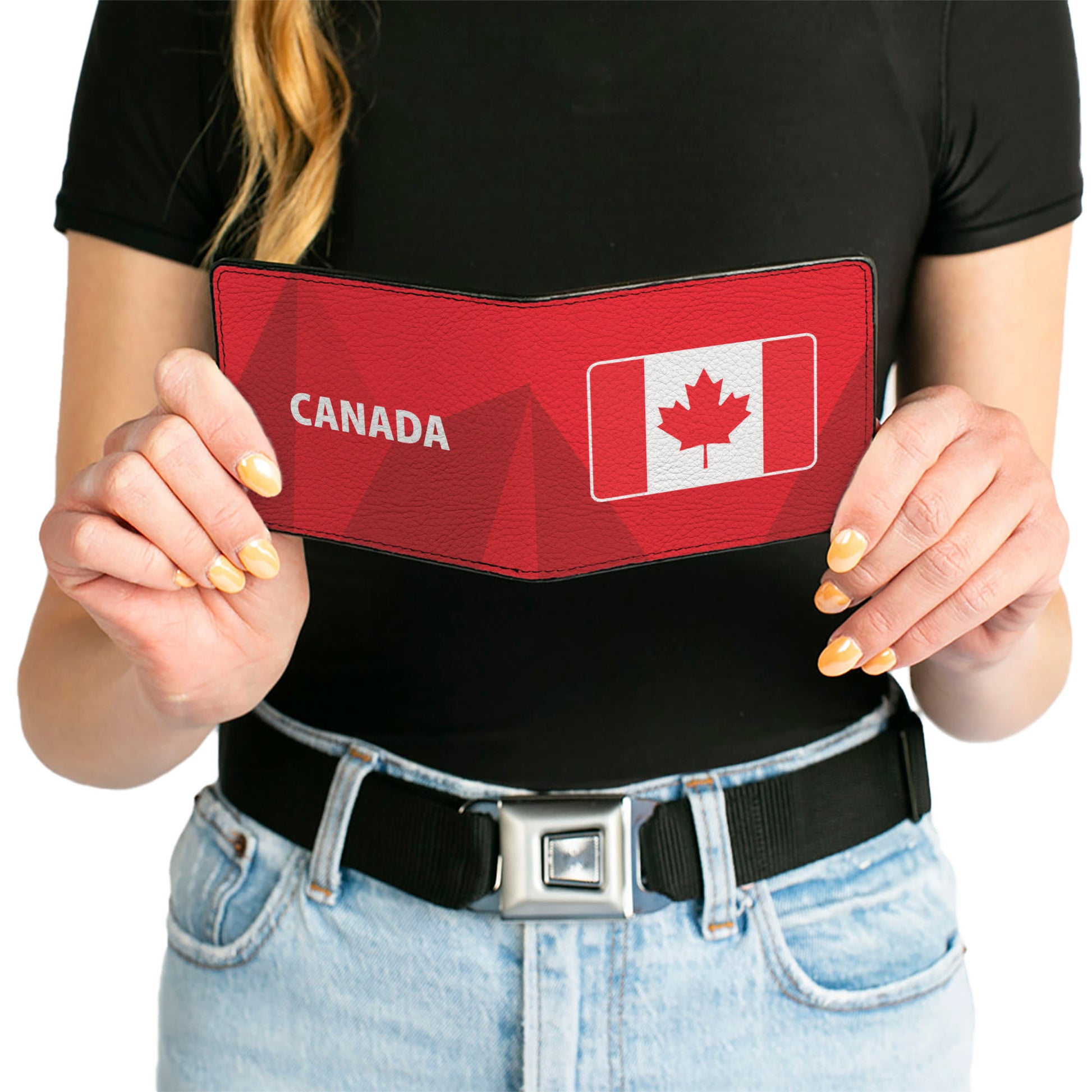 Bi-Fold Wallet - Global Soccer Cup Series Canada Spirit Flag Bi-Fold Wallets Buckle-Down