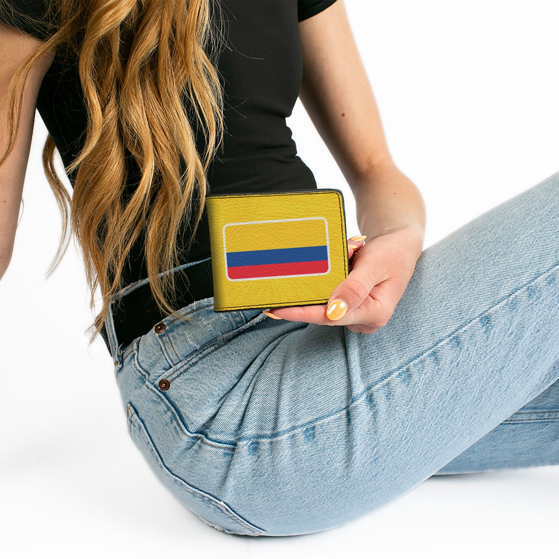 Bi-Fold Wallet - Global Soccer Cup Series Colombia Spirit Flag Bi-Fold Wallets Buckle-Down