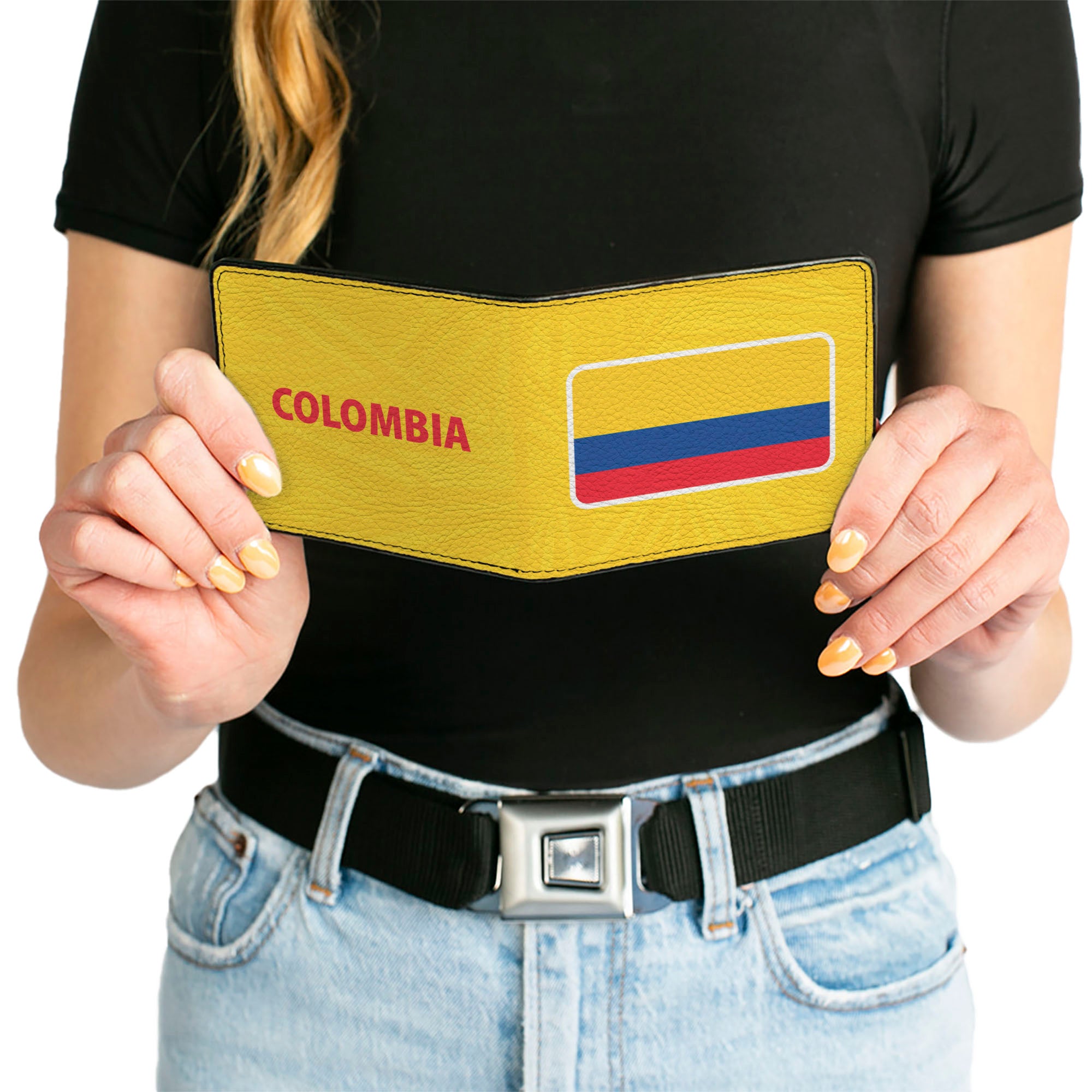 Bi-Fold Wallet - Global Soccer Cup Series Colombia Spirit Flag Bi-Fold Wallets Buckle-Down
