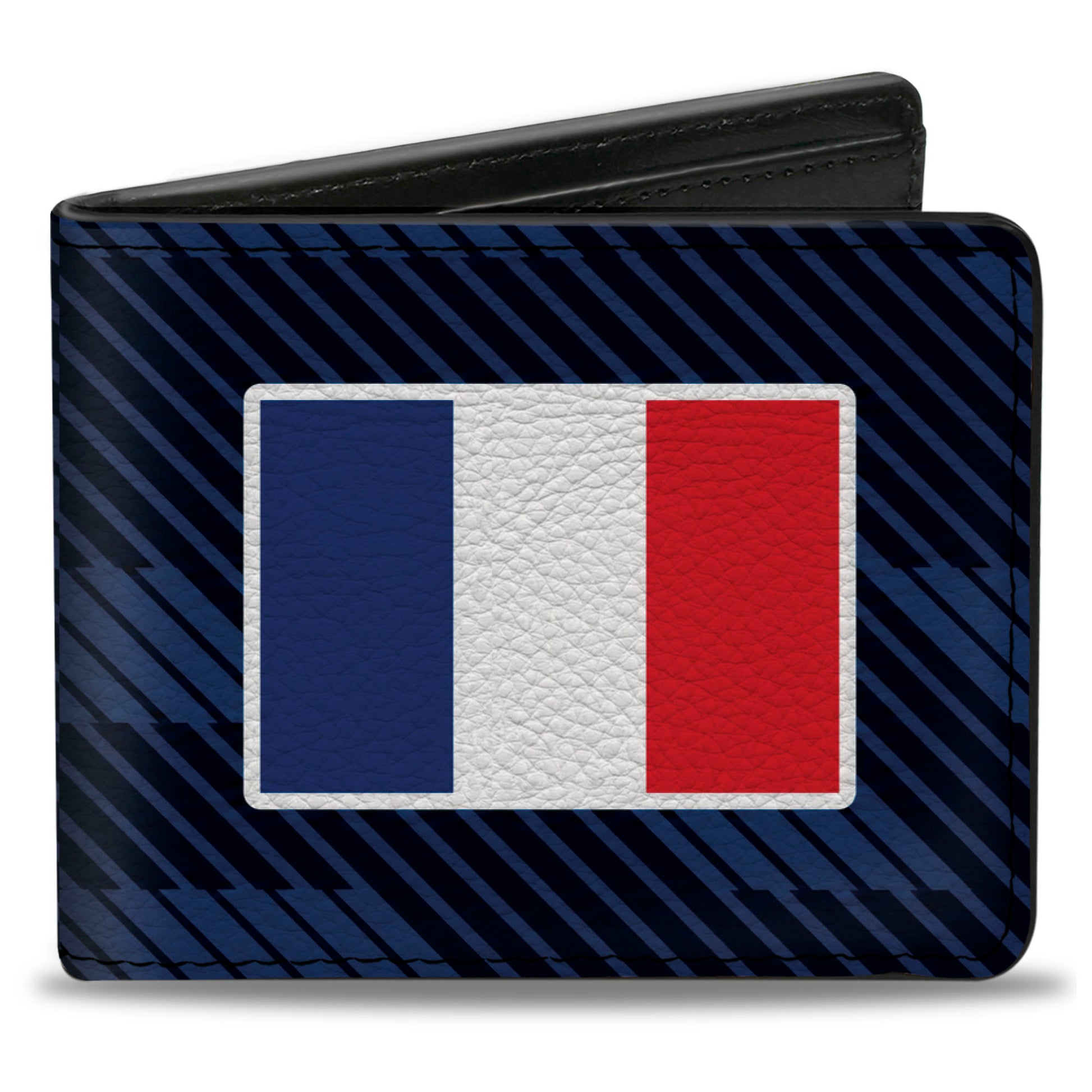 Bi-Fold Wallet - Global Soccer Cup Series France Spirit Flag Bi-Fold Wallets Buckle-Down