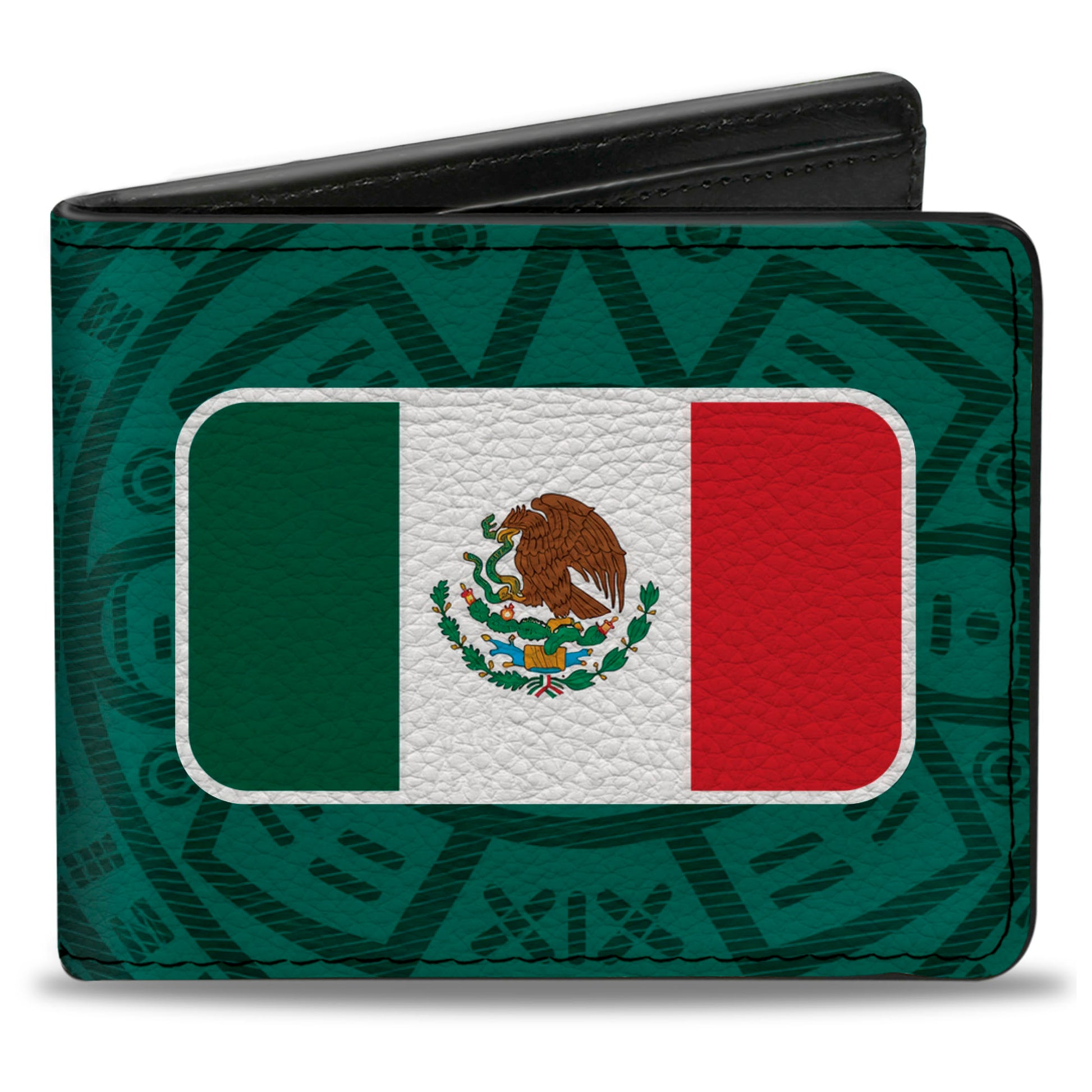 Bi-Fold Wallet - Global Soccer Cup Series Mexico Spirit Flag Bi-Fold Wallets Buckle-Down