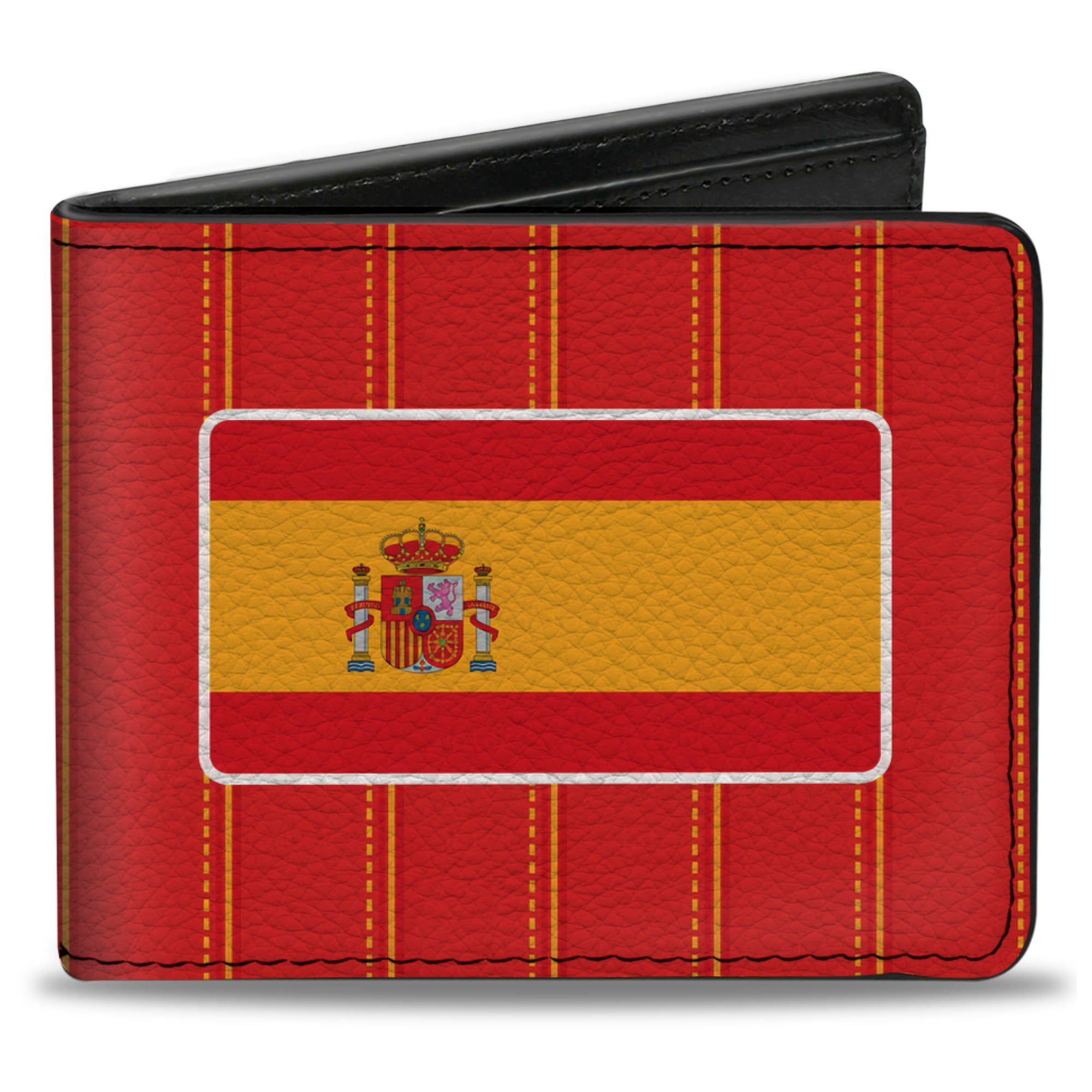 Bi-Fold Wallet - Global Soccer Cup Series Spain Spirit Flag Bi-Fold Wallets Buckle-Down