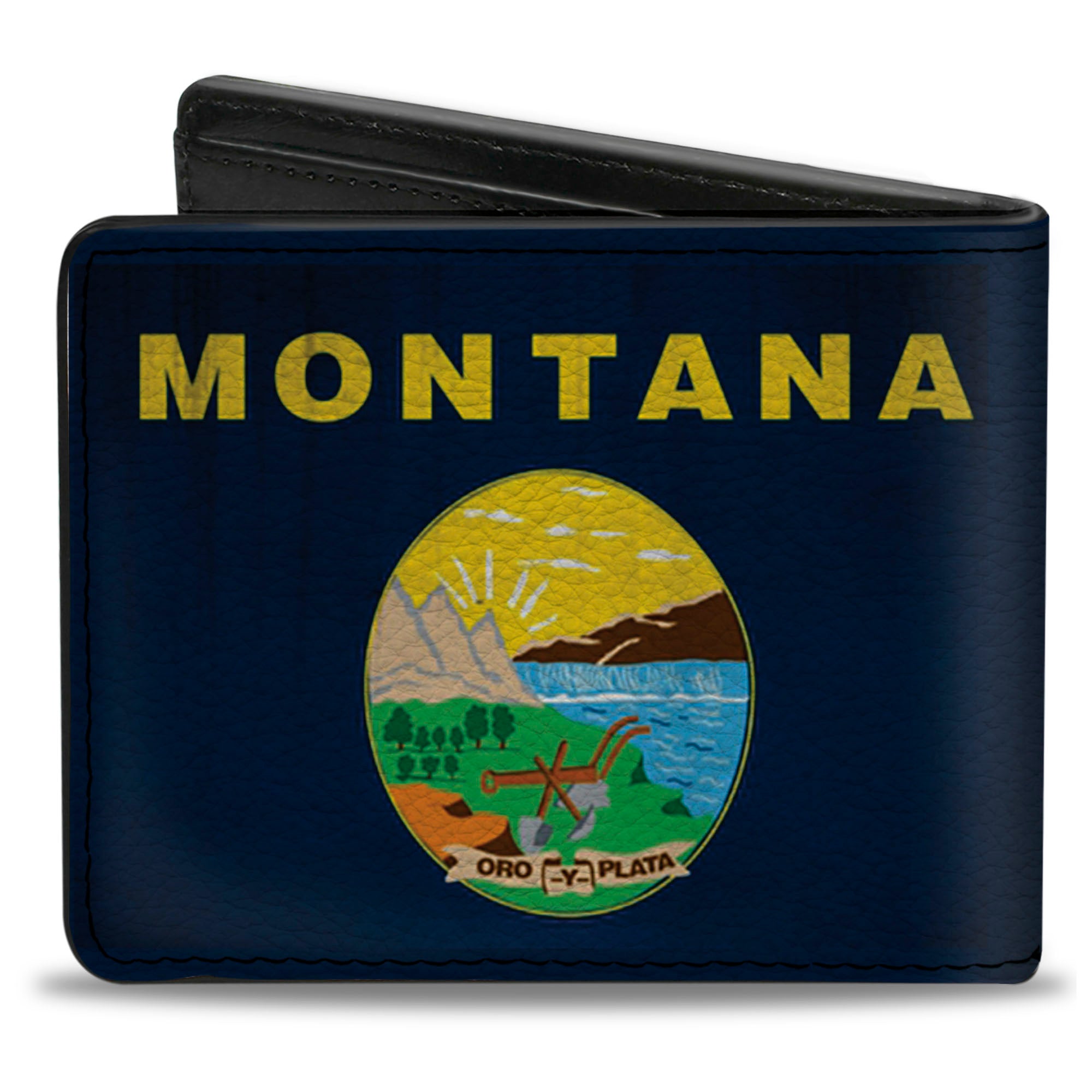 Bi-Fold Wallet - Mustache Black/White