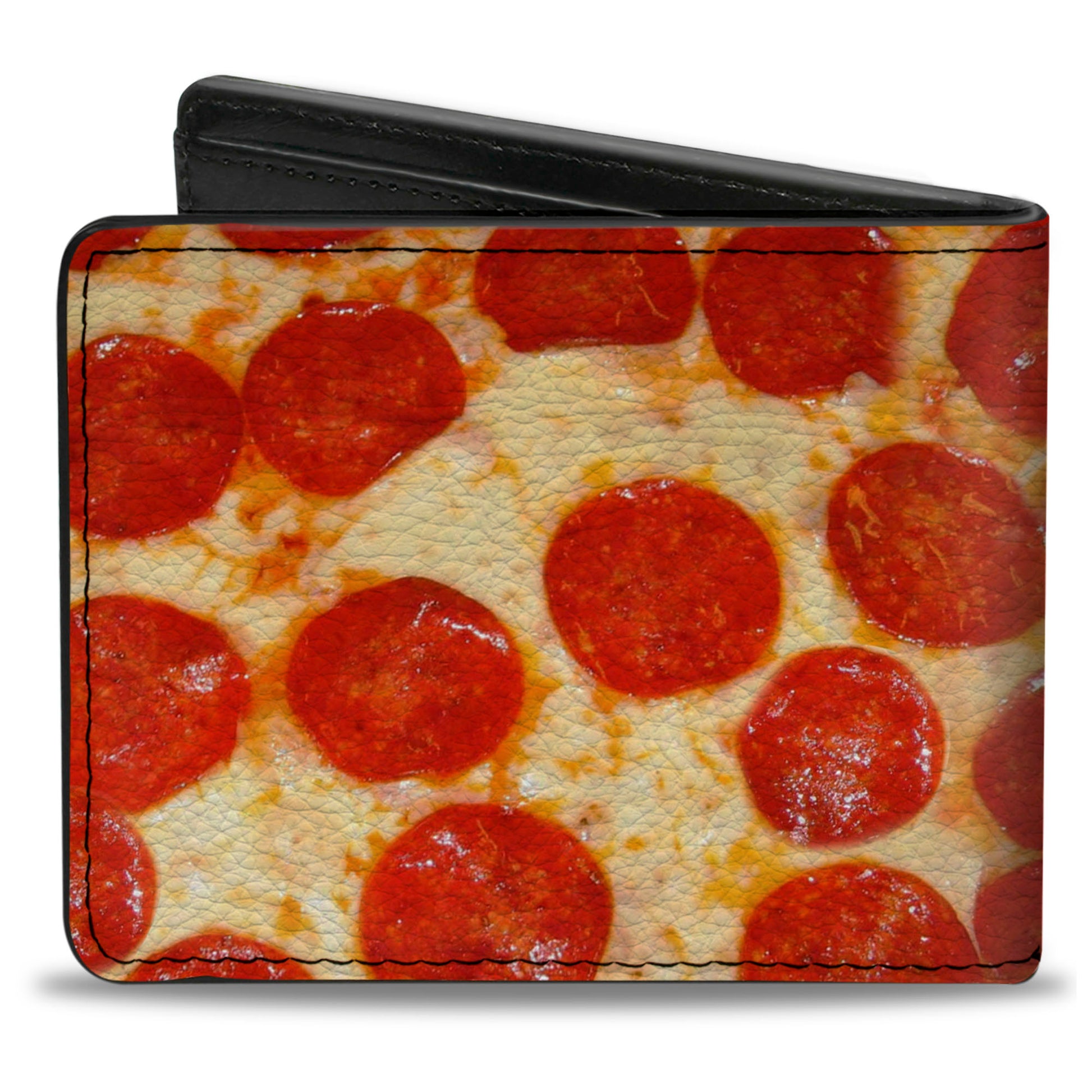 Bi-Fold Wallet - Pepperoni Pizza Vivid Bi-Fold Wallets Buckle-Down
