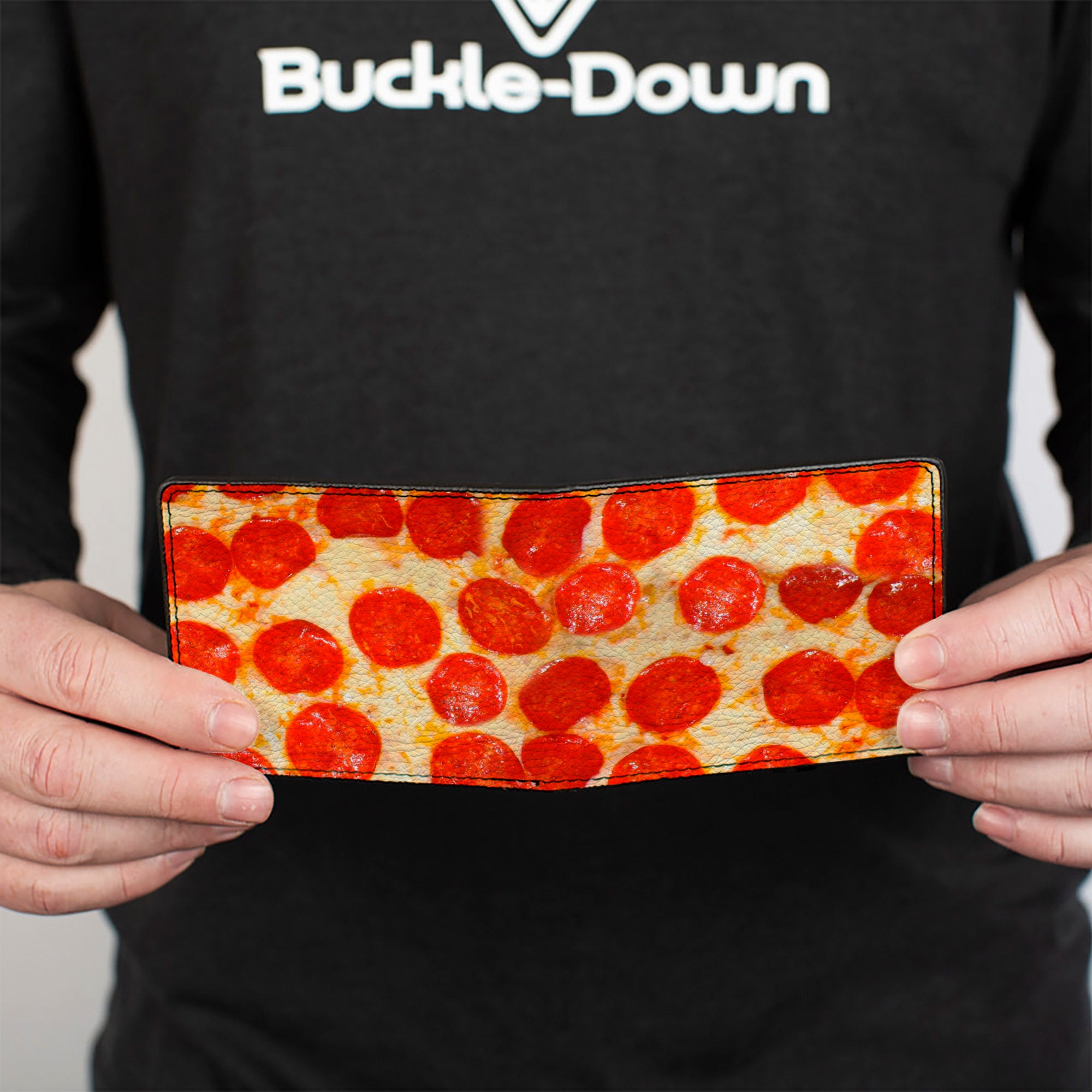 Bi-Fold Wallet - Pepperoni Pizza Vivid Bi-Fold Wallets Buckle-Down