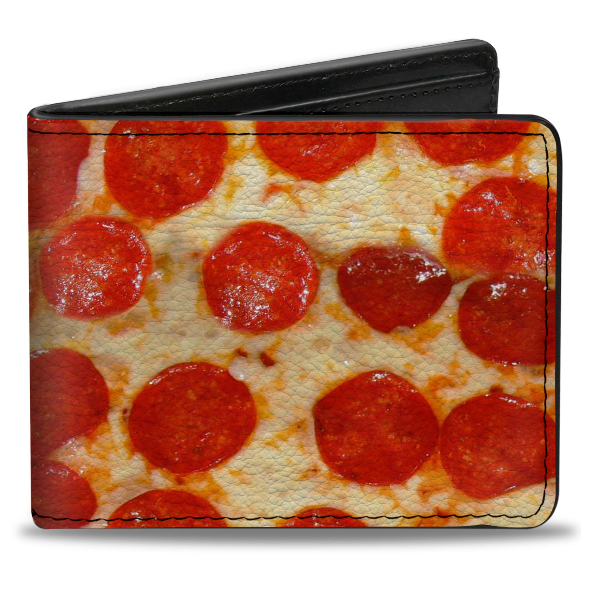 Bi-Fold Wallet - Pepperoni Pizza Vivid Bi-Fold Wallets Buckle-Down