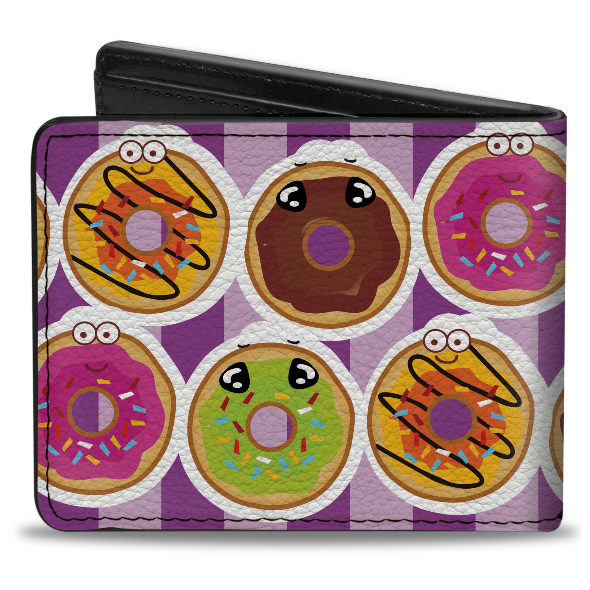 Bi-Fold Wallet - Sprinkle Donut Expressions Pink Bi-Fold Wallets Buckle-Down