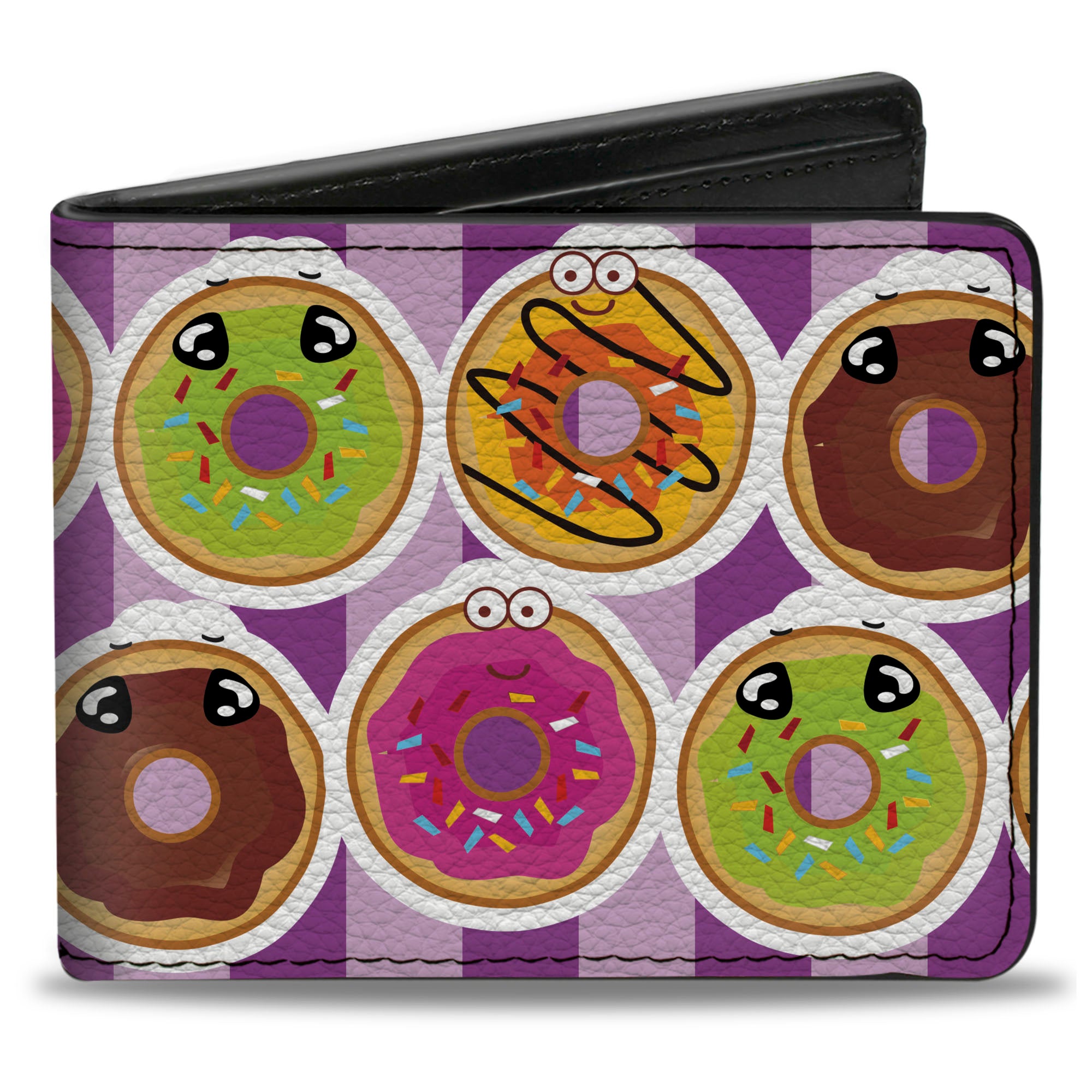 Bi-Fold Wallet - Sprinkle Donut Expressions Pink Bi-Fold Wallets Buckle-Down