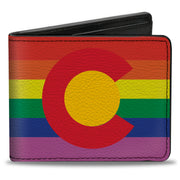 Bi-Fold Wallet - Colorado Flags2 Pride Bi-Fold Wallets Buckle-Down