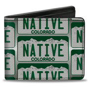 Bi-Fold Wallet - Colorado License Plate NATIVE Bi-Fold Wallets Buckle-Down