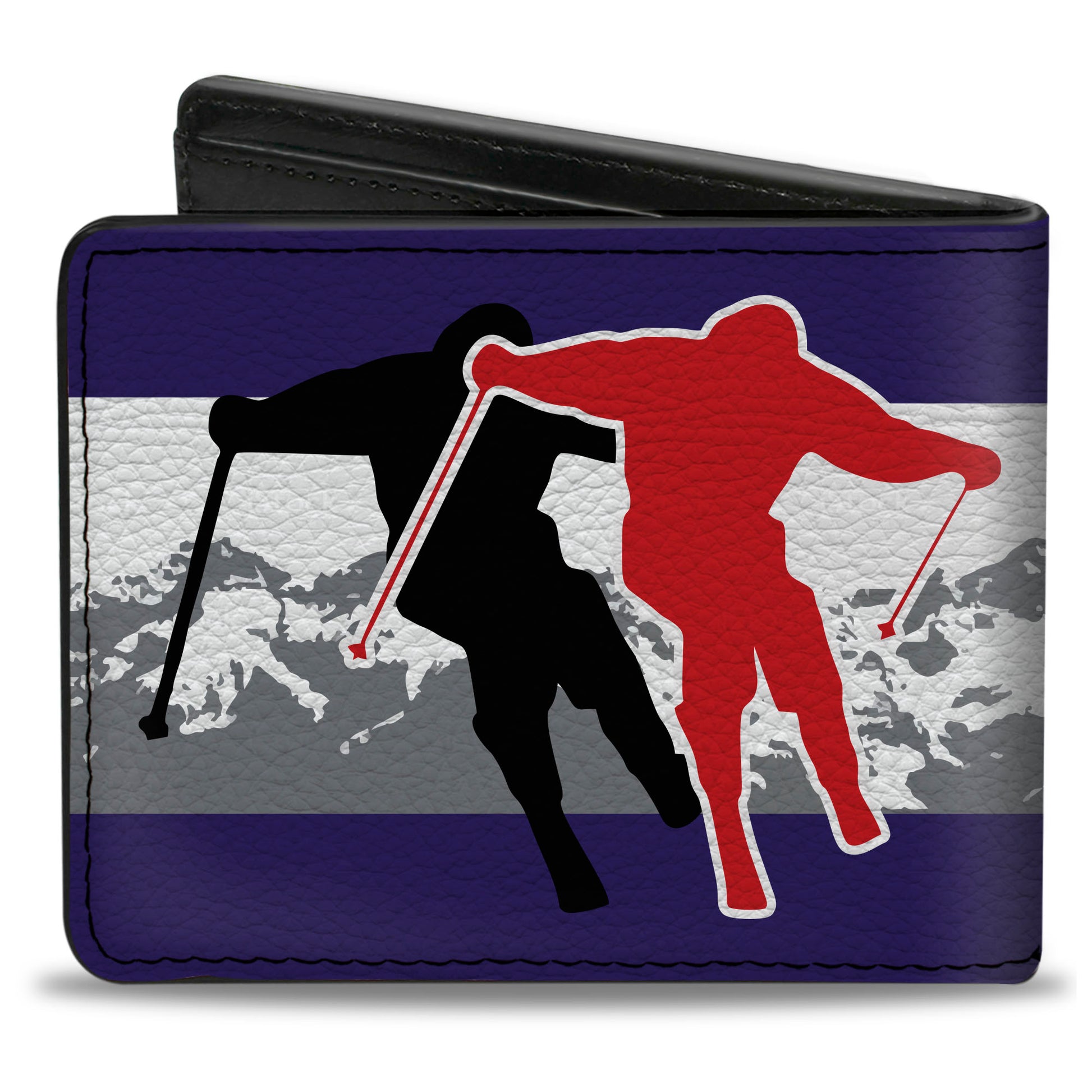 Bi-Fold Wallet - Colorado Skier1 Red Mountains Bi-Fold Wallets Buckle-Down