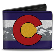 Bi-Fold Wallet - Colorado Skier1 Red Mountains Bi-Fold Wallets Buckle-Down