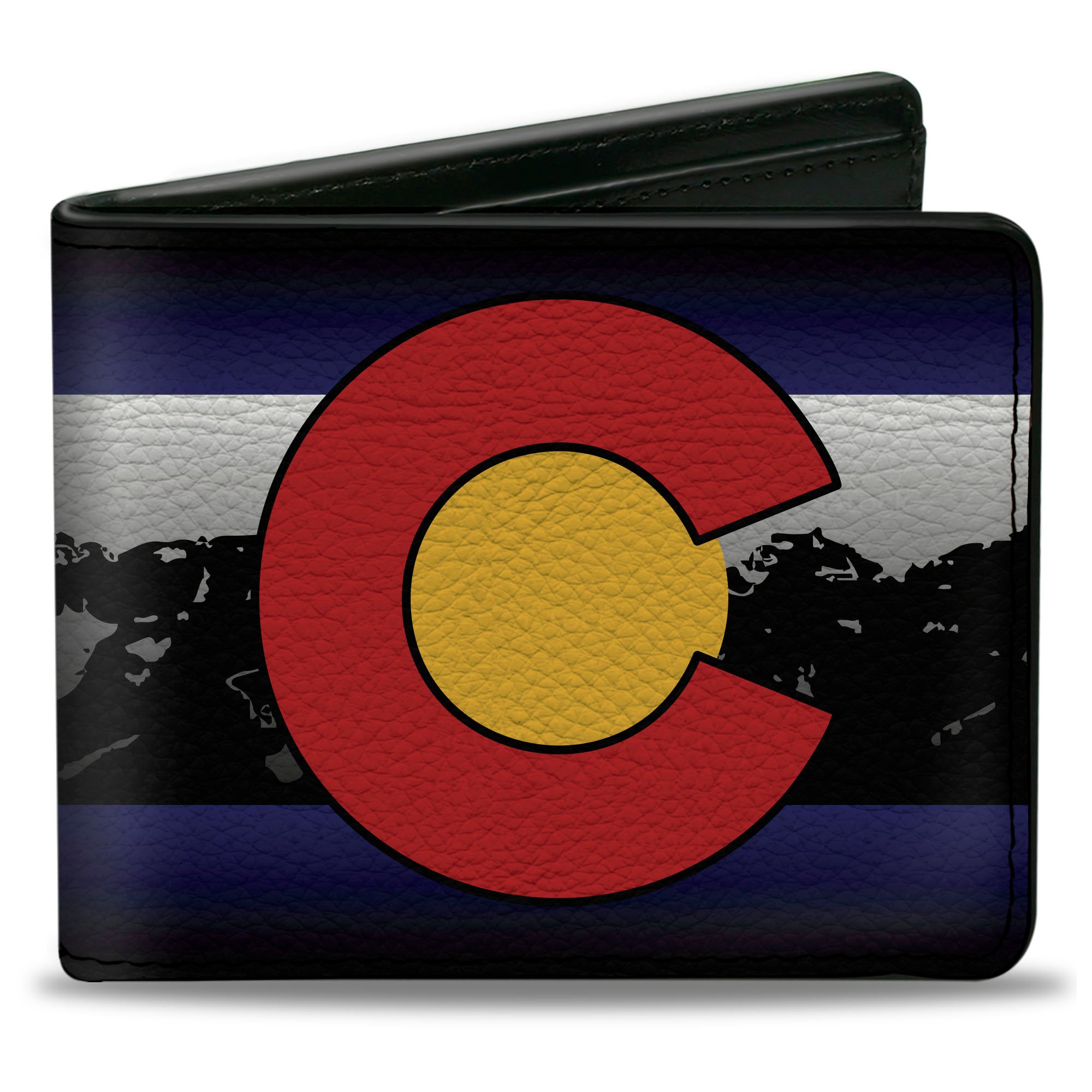 Bi-Fold Wallet - Colorado Snowboarder3 Orange Mountains Bi-Fold Wallets Buckle-Down