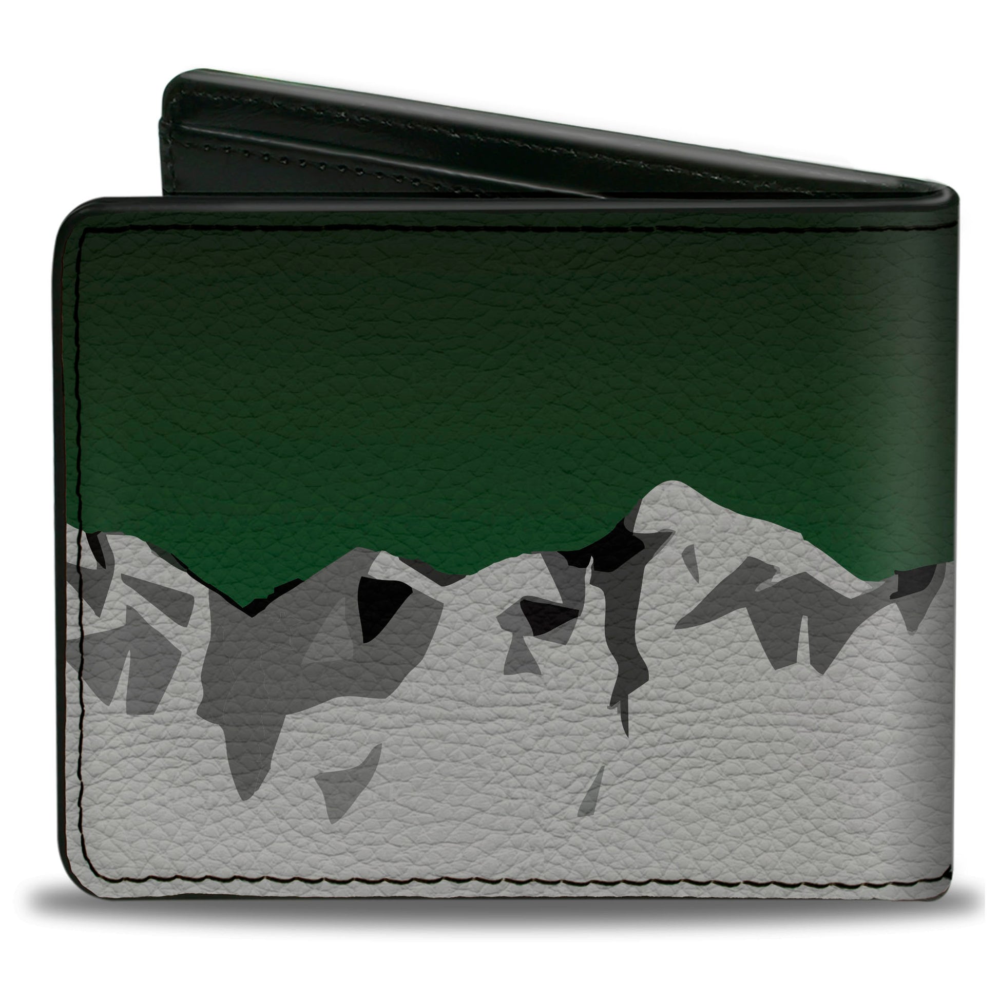 Bi-Fold Wallet - Colorado Mountains Green Grays Bi-Fold Wallets Buckle-Down