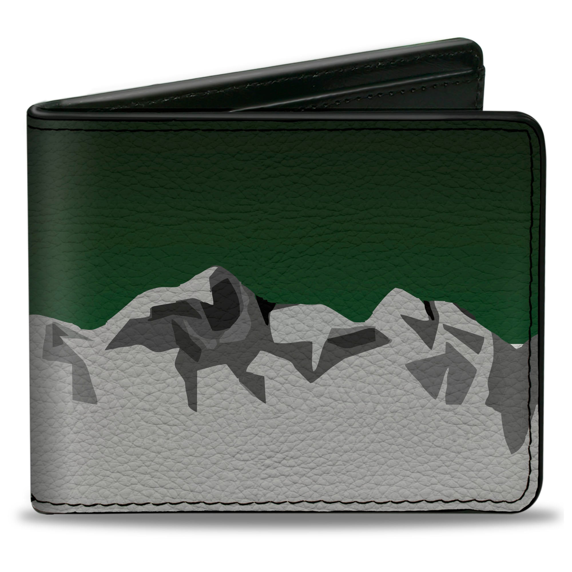 Bi-Fold Wallet - Colorado Mountains Green Grays Bi-Fold Wallets Buckle-Down