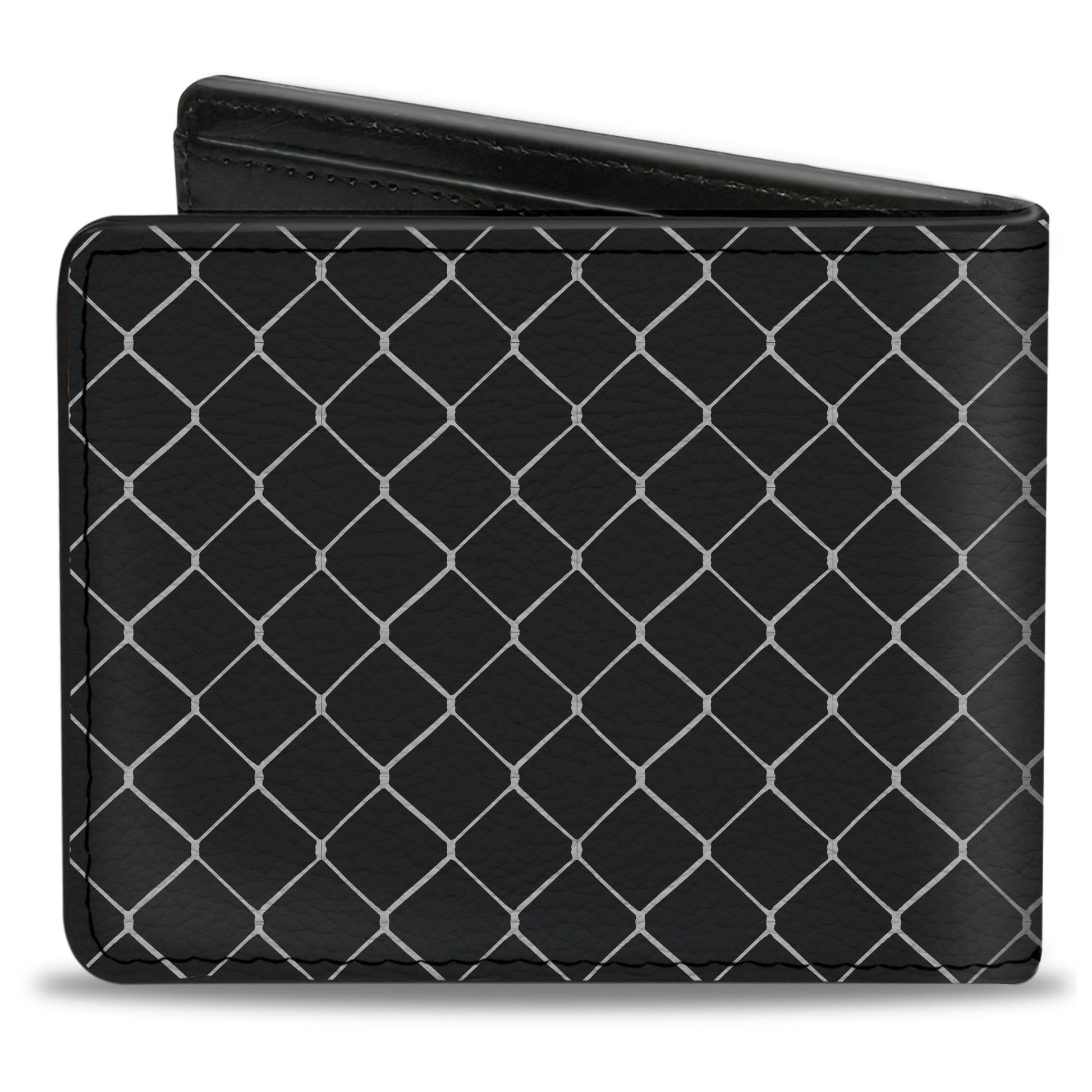 Bi-Fold Wallet - Chain Link Fence Grays Bi-Fold Wallets Buckle-Down
