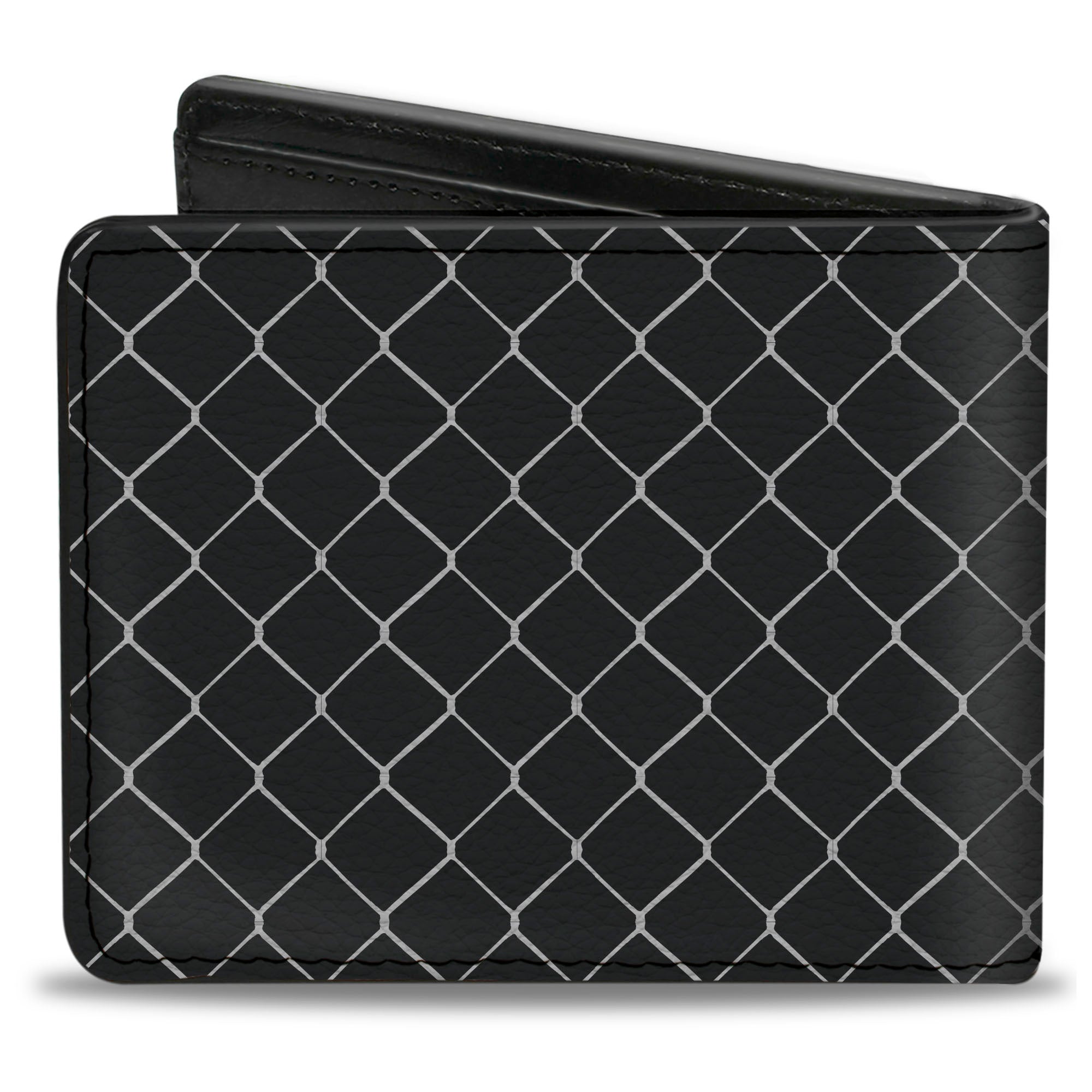 Bi-Fold Wallet - Chain Link Fence Grays Bi-Fold Wallets Buckle-Down