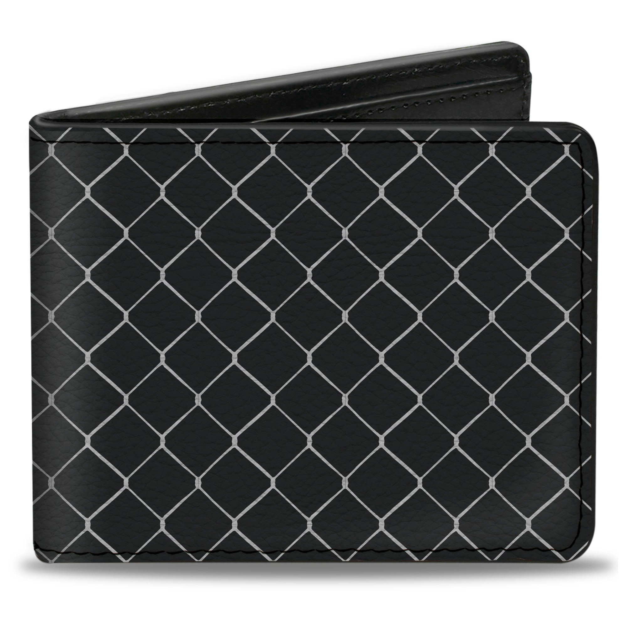 Bi-Fold Wallet - Chain Link Fence Grays Bi-Fold Wallets Buckle-Down