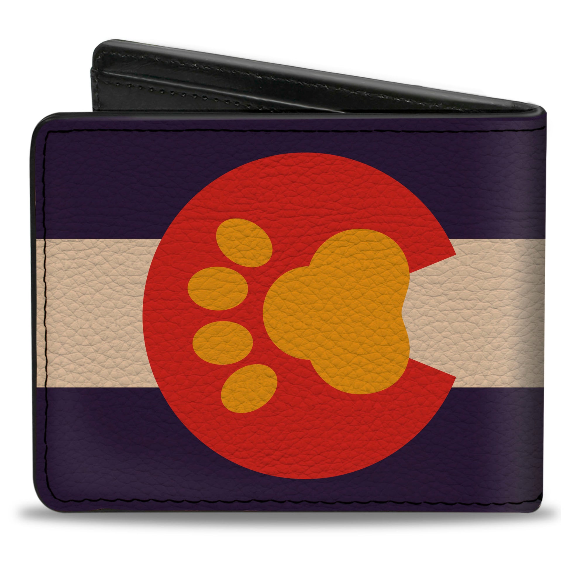 Bi-Fold Wallet - Colorado Flag Paw Print Bi-Fold Wallets Buckle-Down